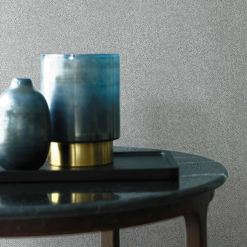 BOLINGER - CARBONE Brown Abstract Dotted Wallpaper