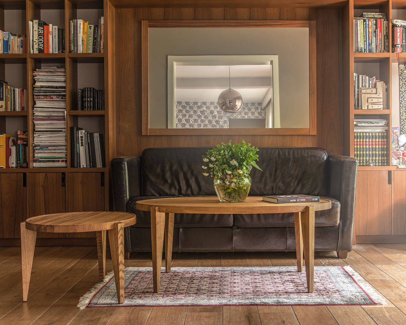 Stolik BONTRI TRIANGLE dąb