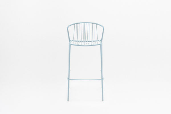 Sada barových židlí BRIS z pozinkované oceli