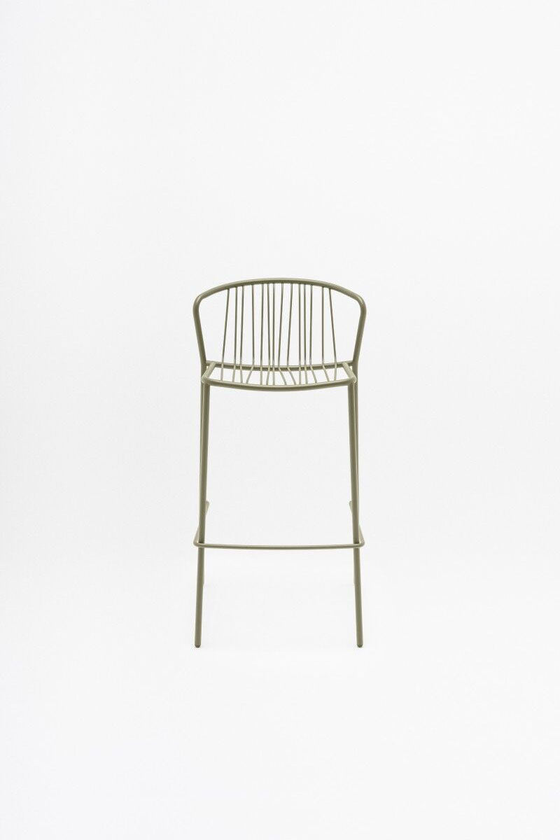 Sada barových židlí BRIS z pozinkované oceli