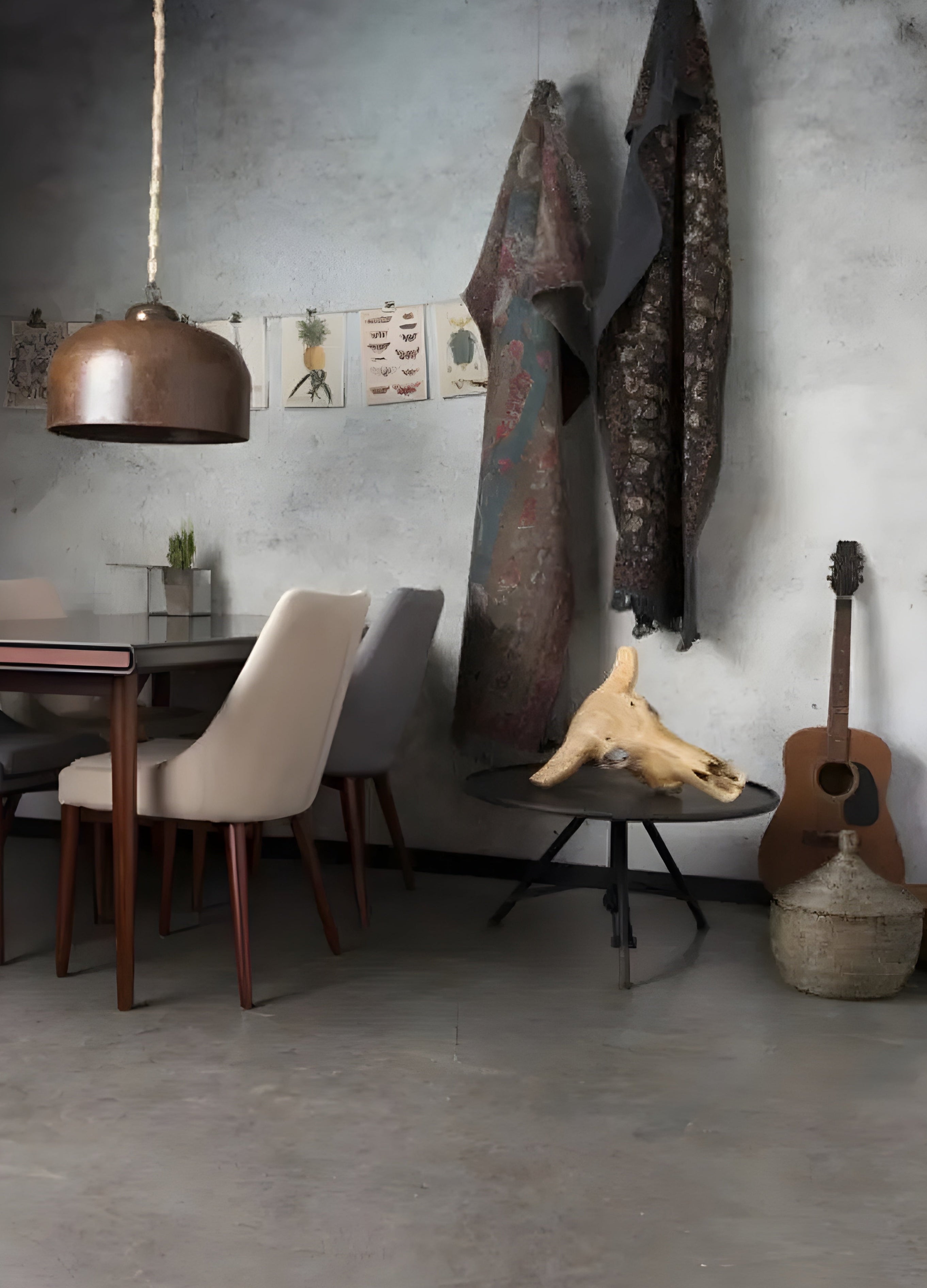 Industrial coffee table BROK black