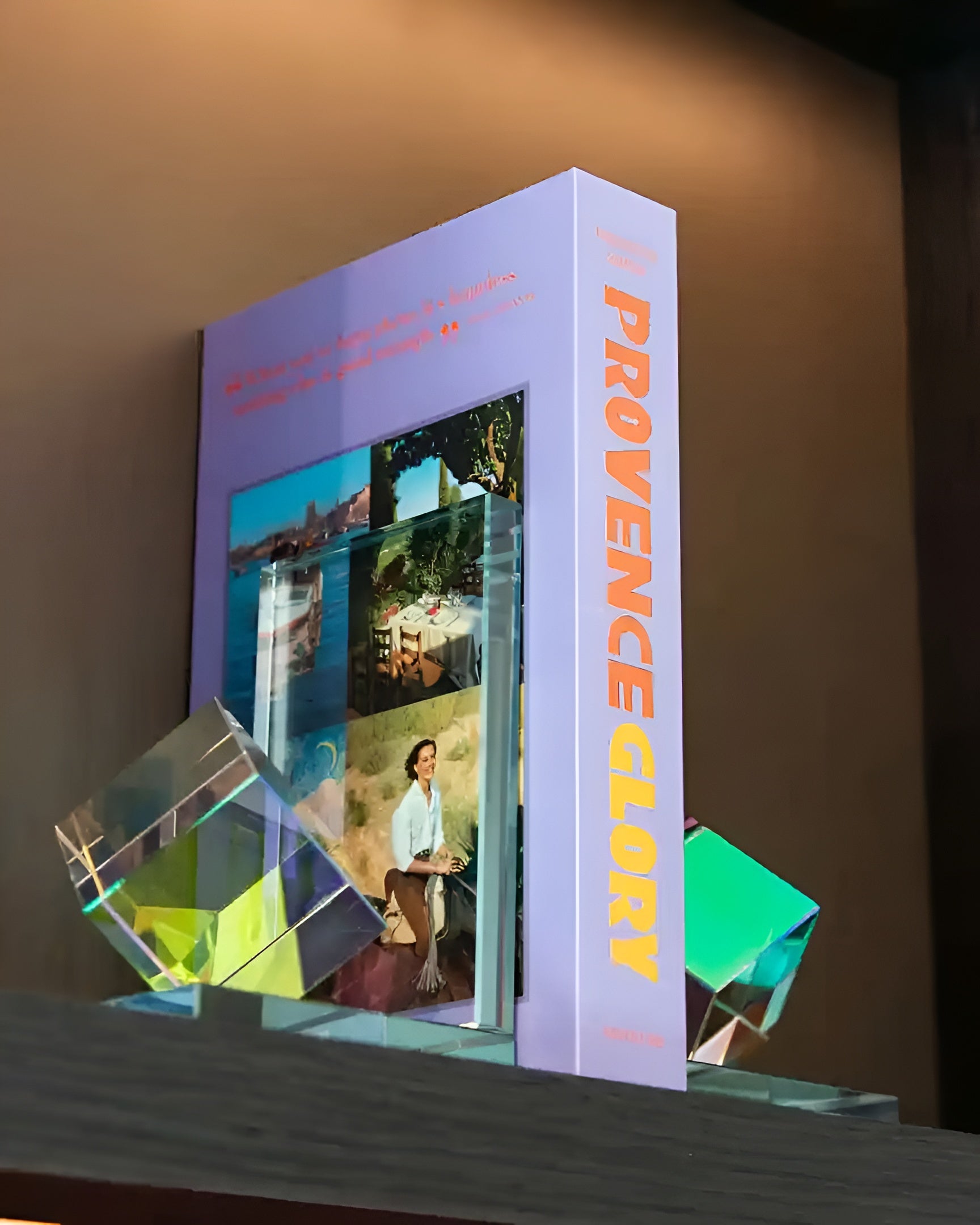 BLOCKS crystal bookend