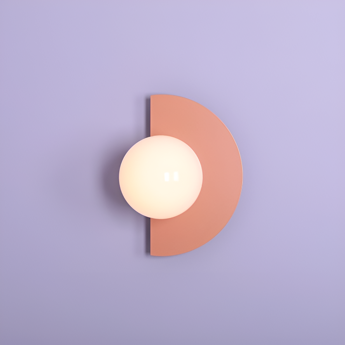 Coral loop wall lamp
