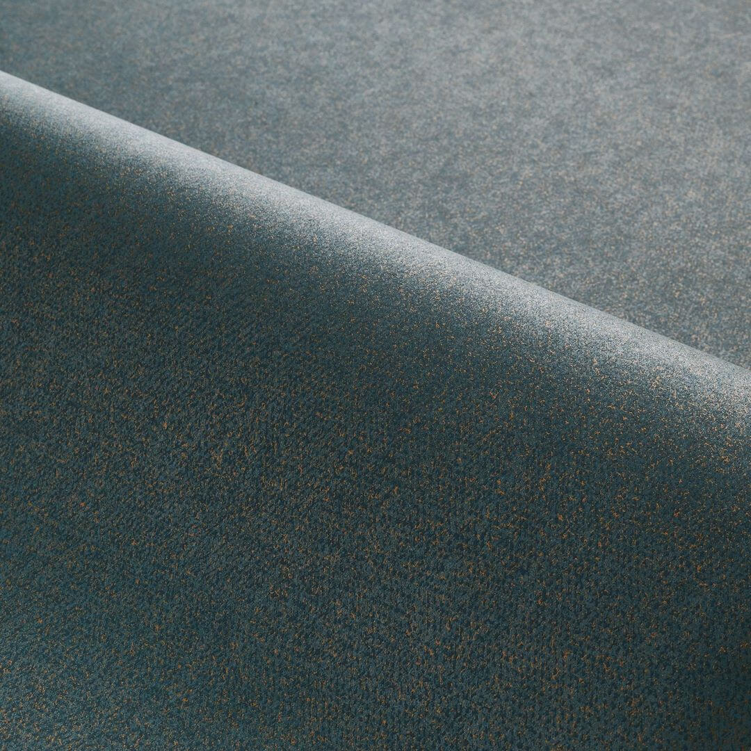 Smooth matte wallpaper with a pearlescent effect OCTA - DARK BLUE with gold