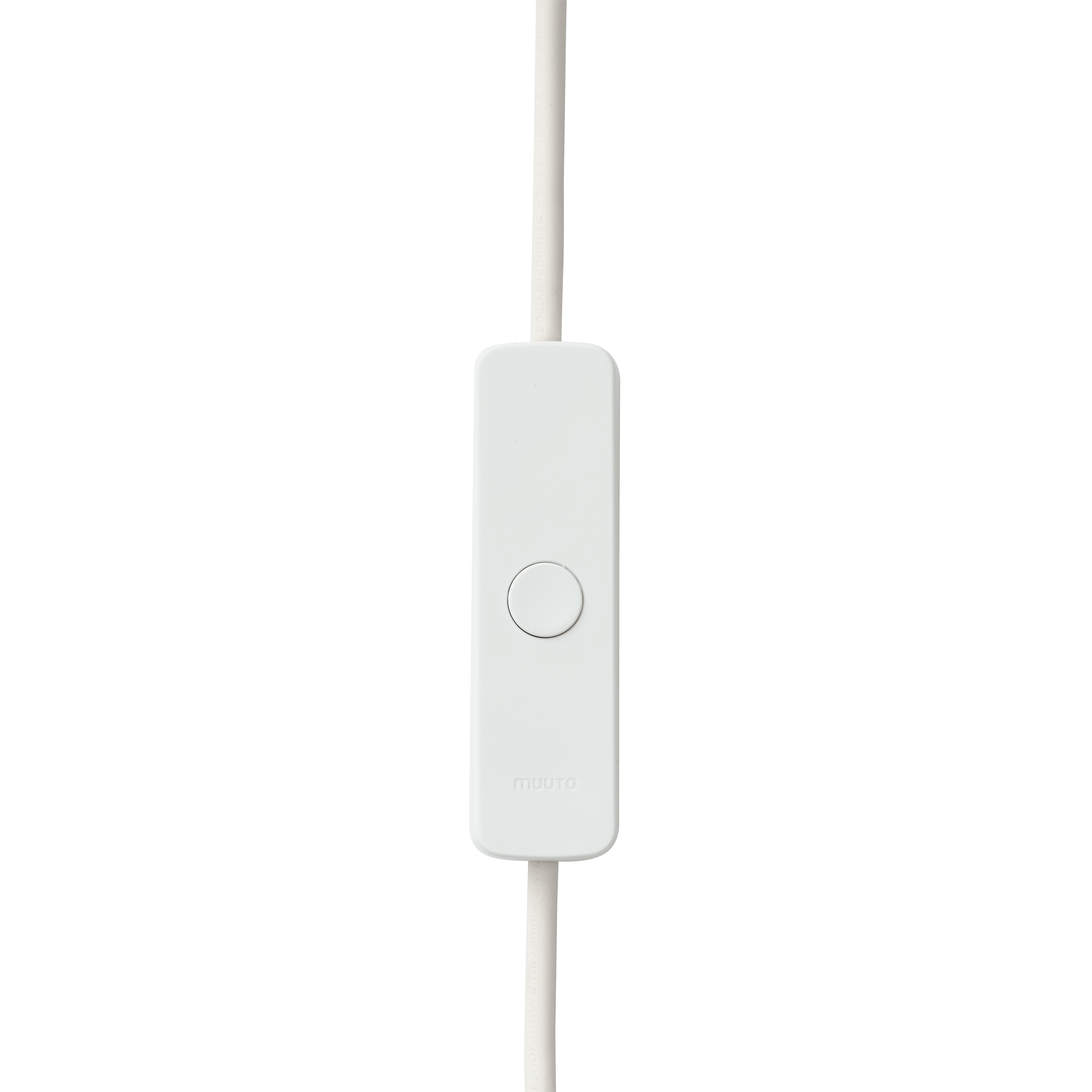 Nástěnná lampa CALM bílá se šedým okrajem