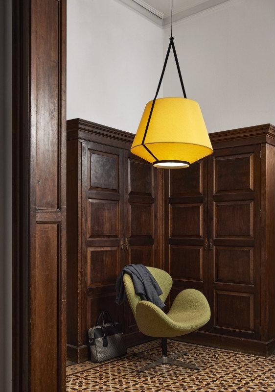 Carrie hanging lamp yellow