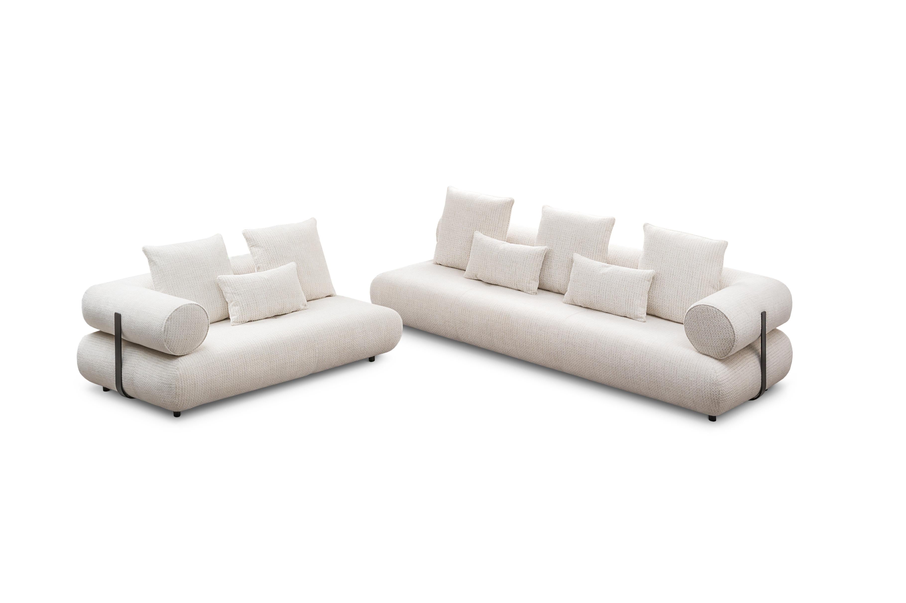 Left-facing corner sofa CASABLANCA customizable