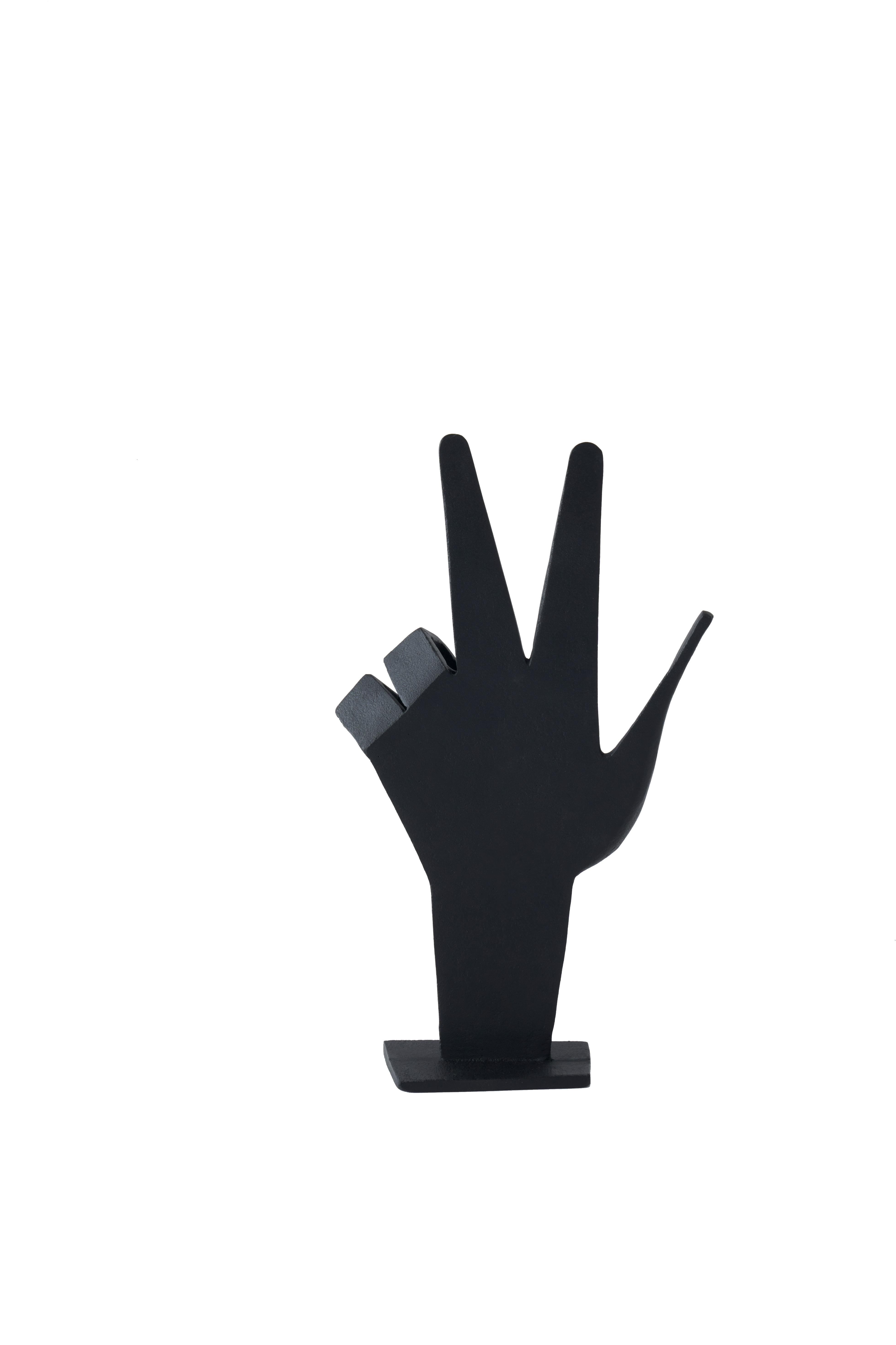 Stojan CAST HAND černý