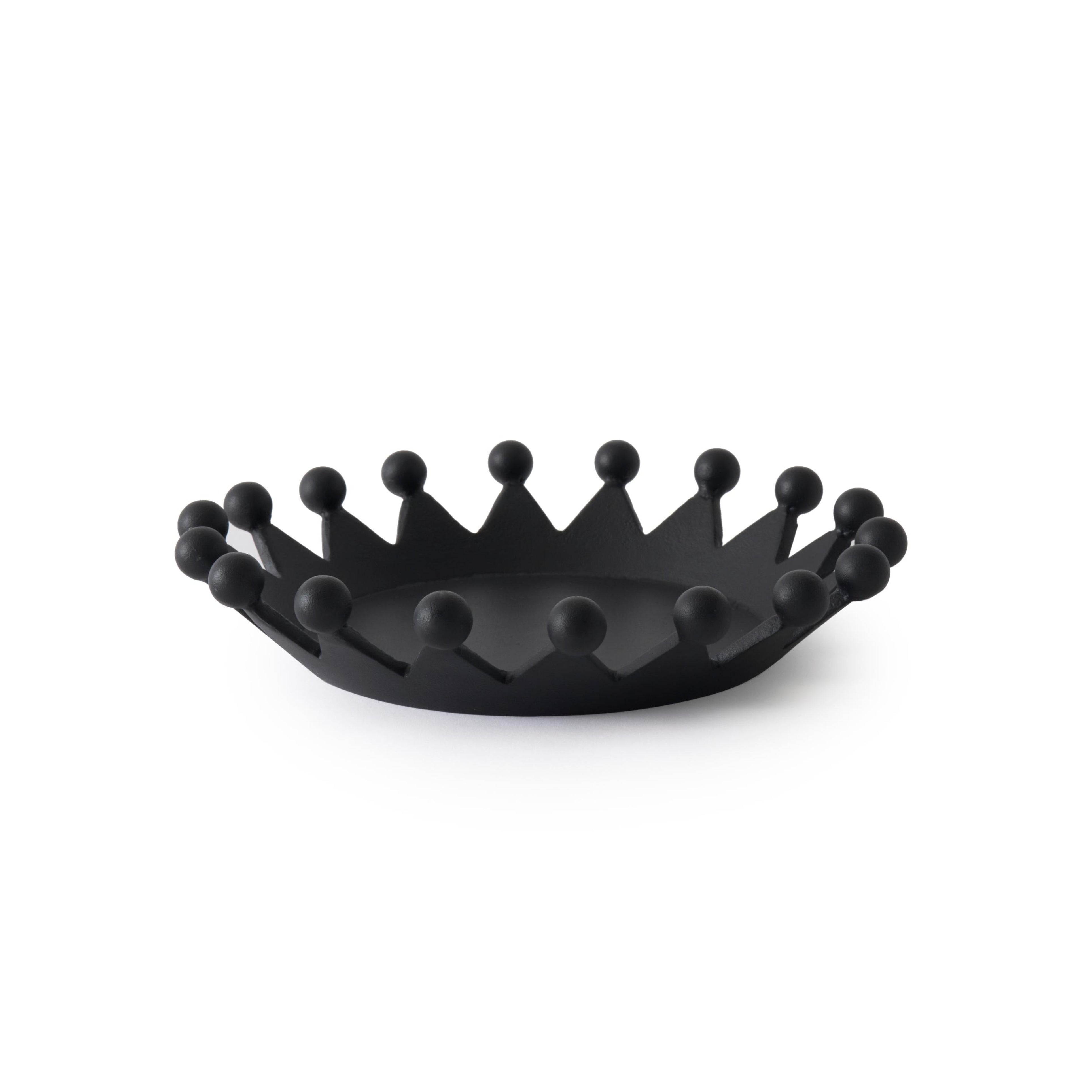 Dekorace CAST CROWN černá