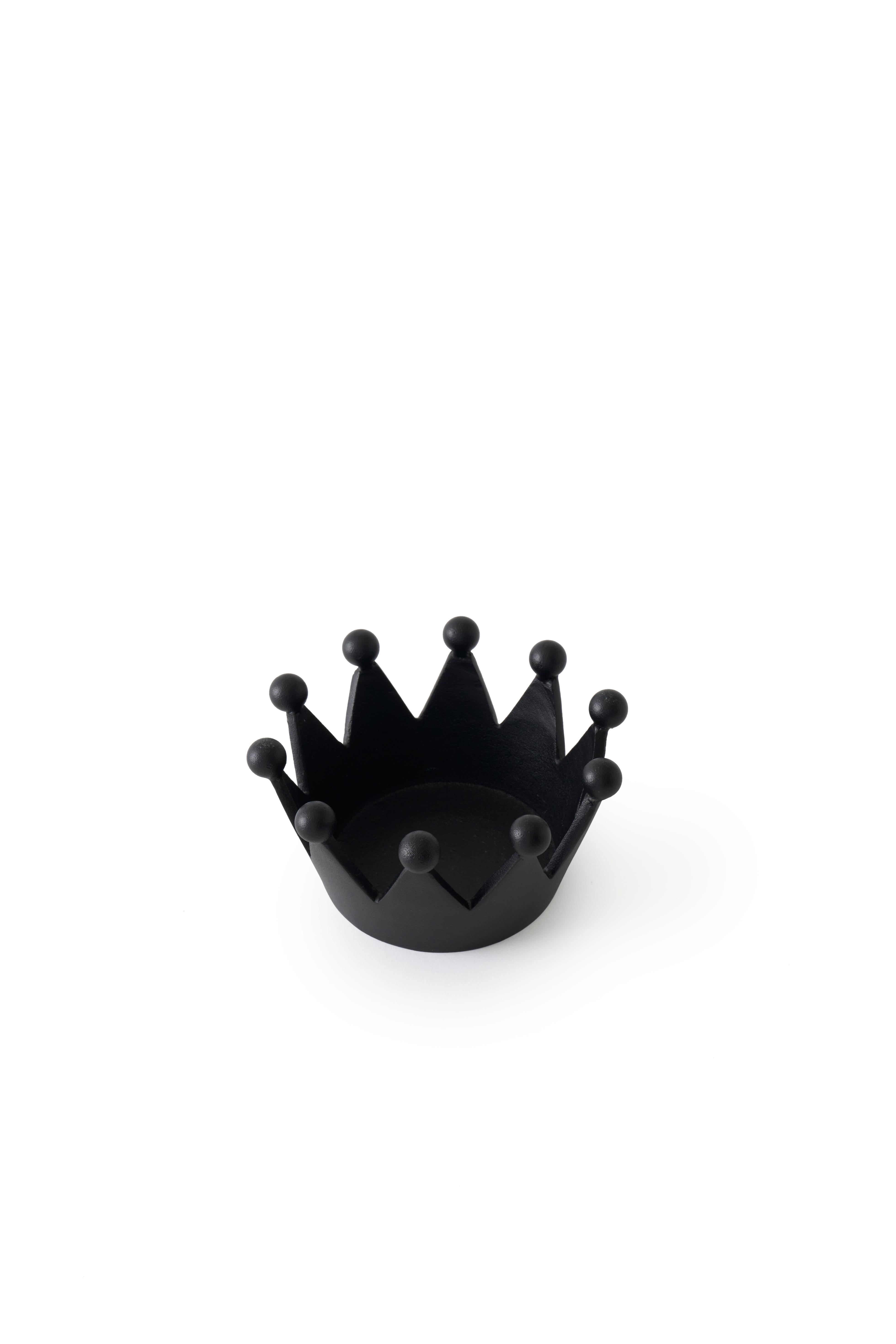 Dekorace CAST CROWN černá