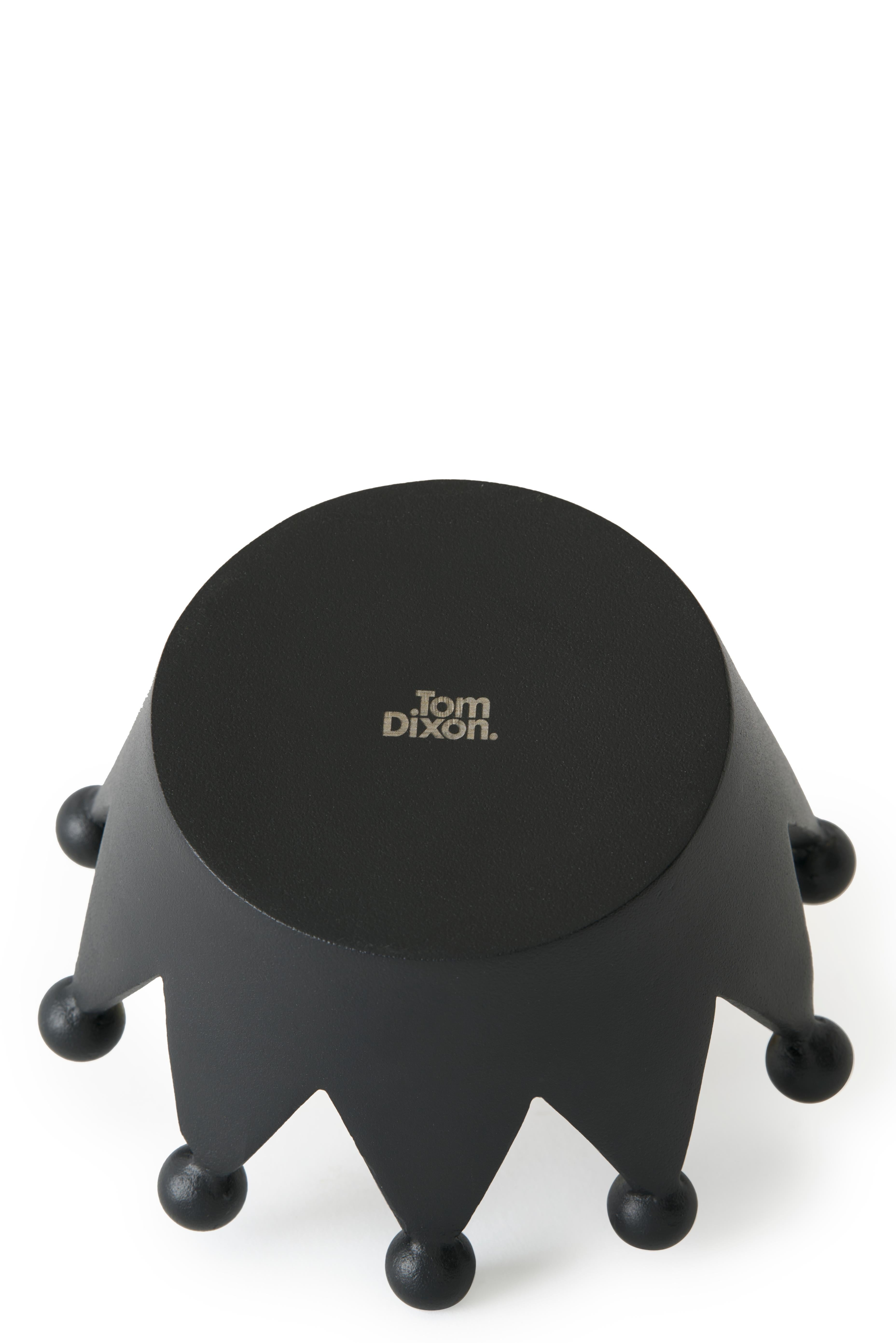 Dekorace CAST CROWN černá