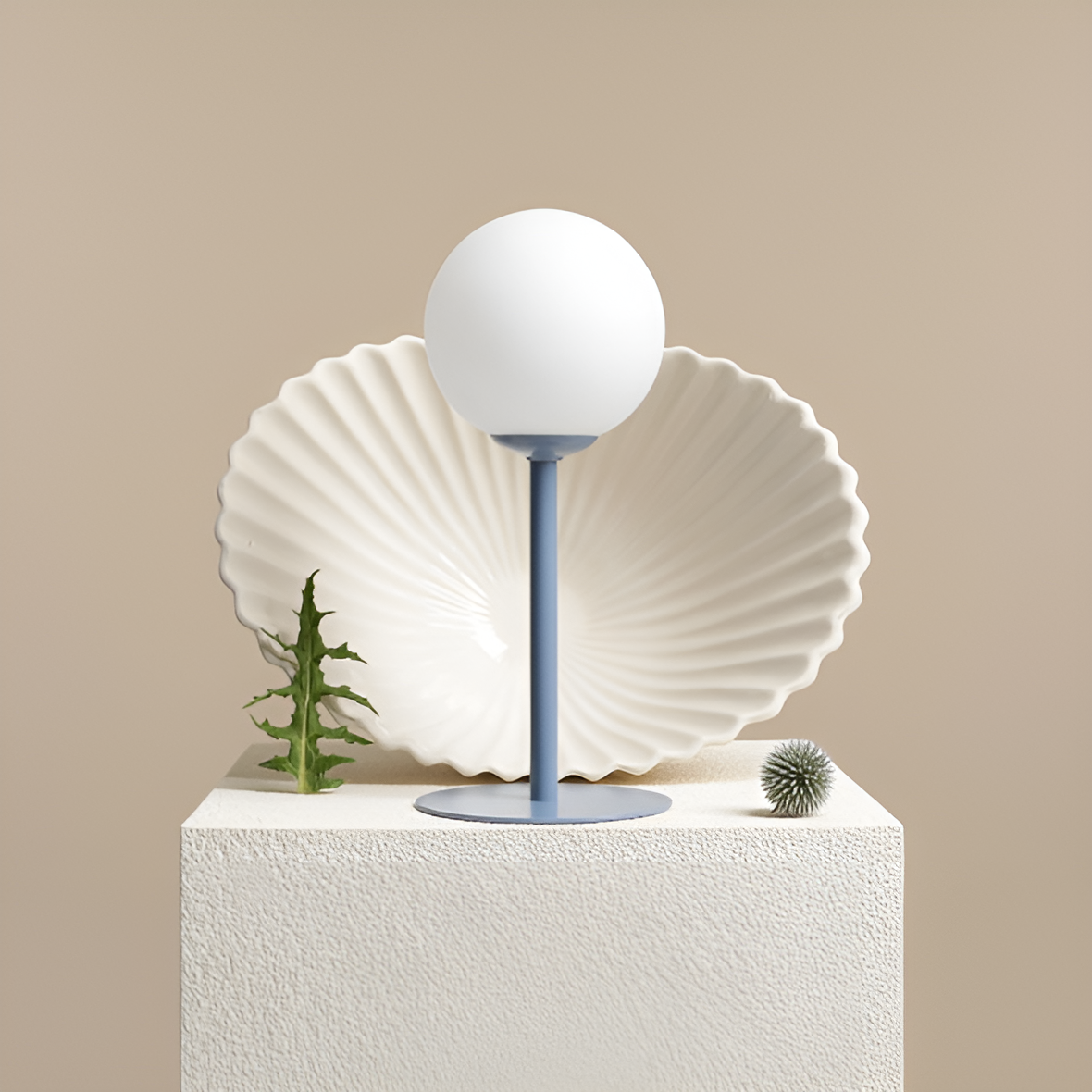 Stolní lampa PINNE modrá