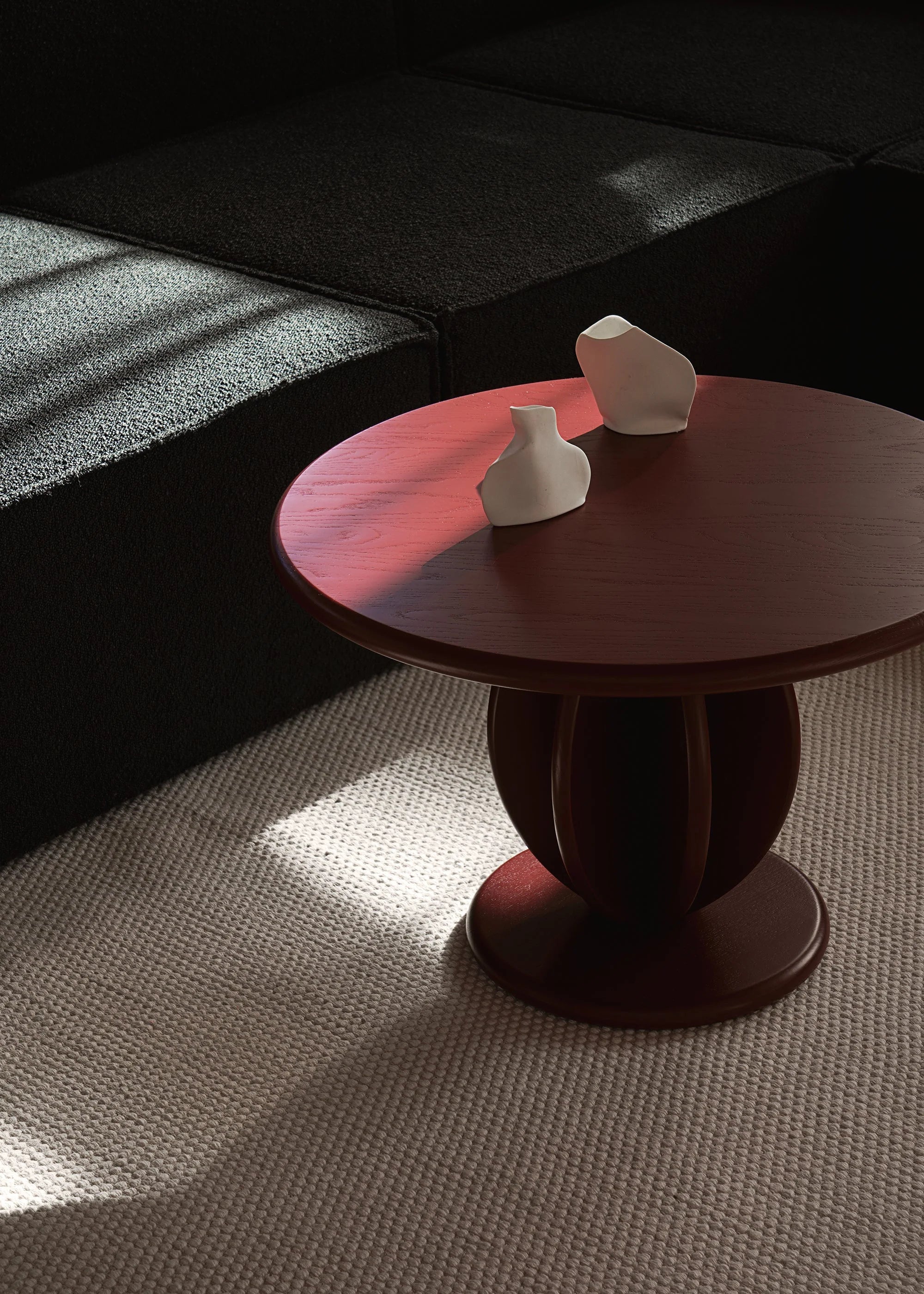 CITRUS Coffee Table Burgundy Ash Wood