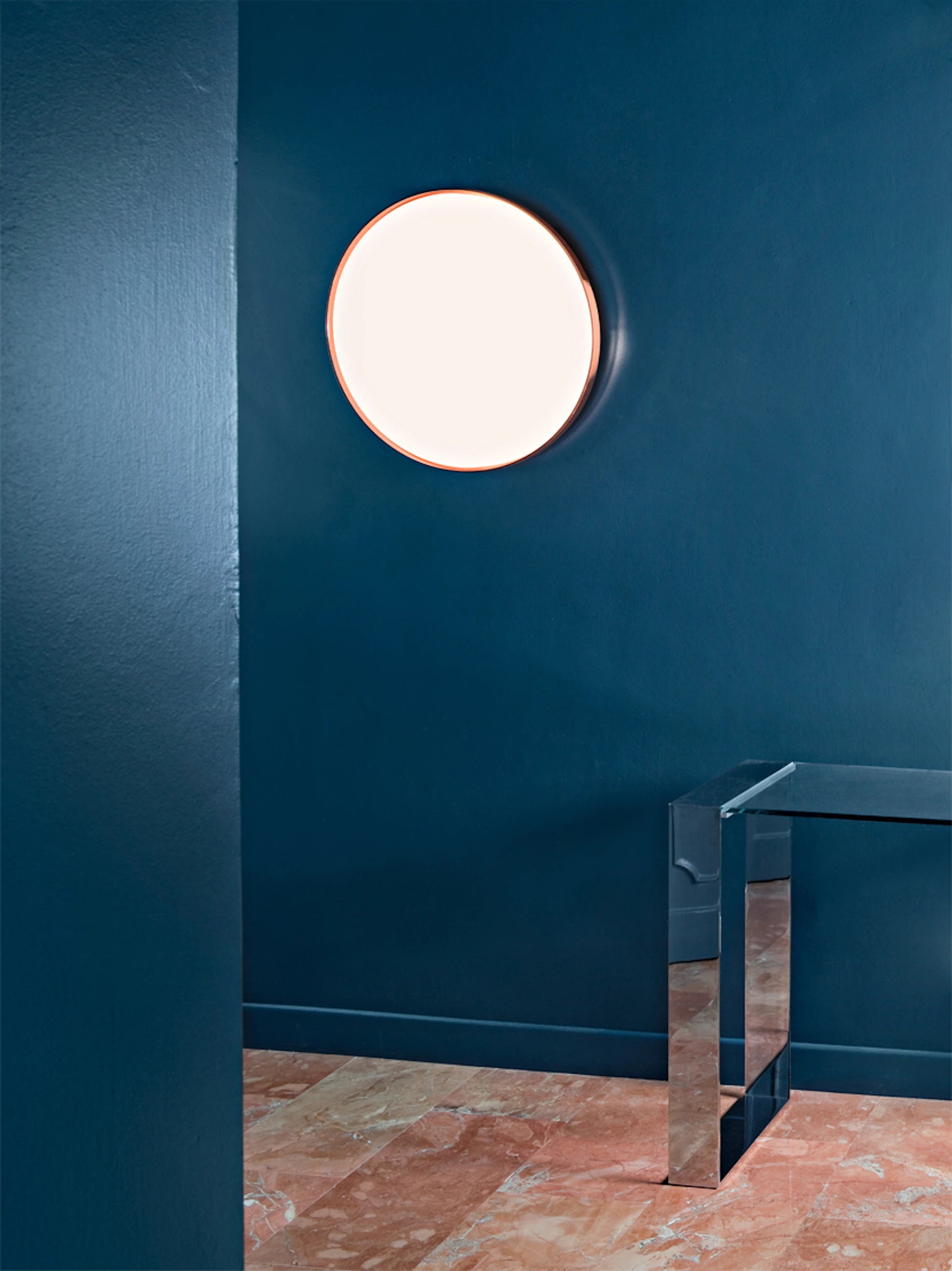 Stropní lampa CLARA měděné provedení