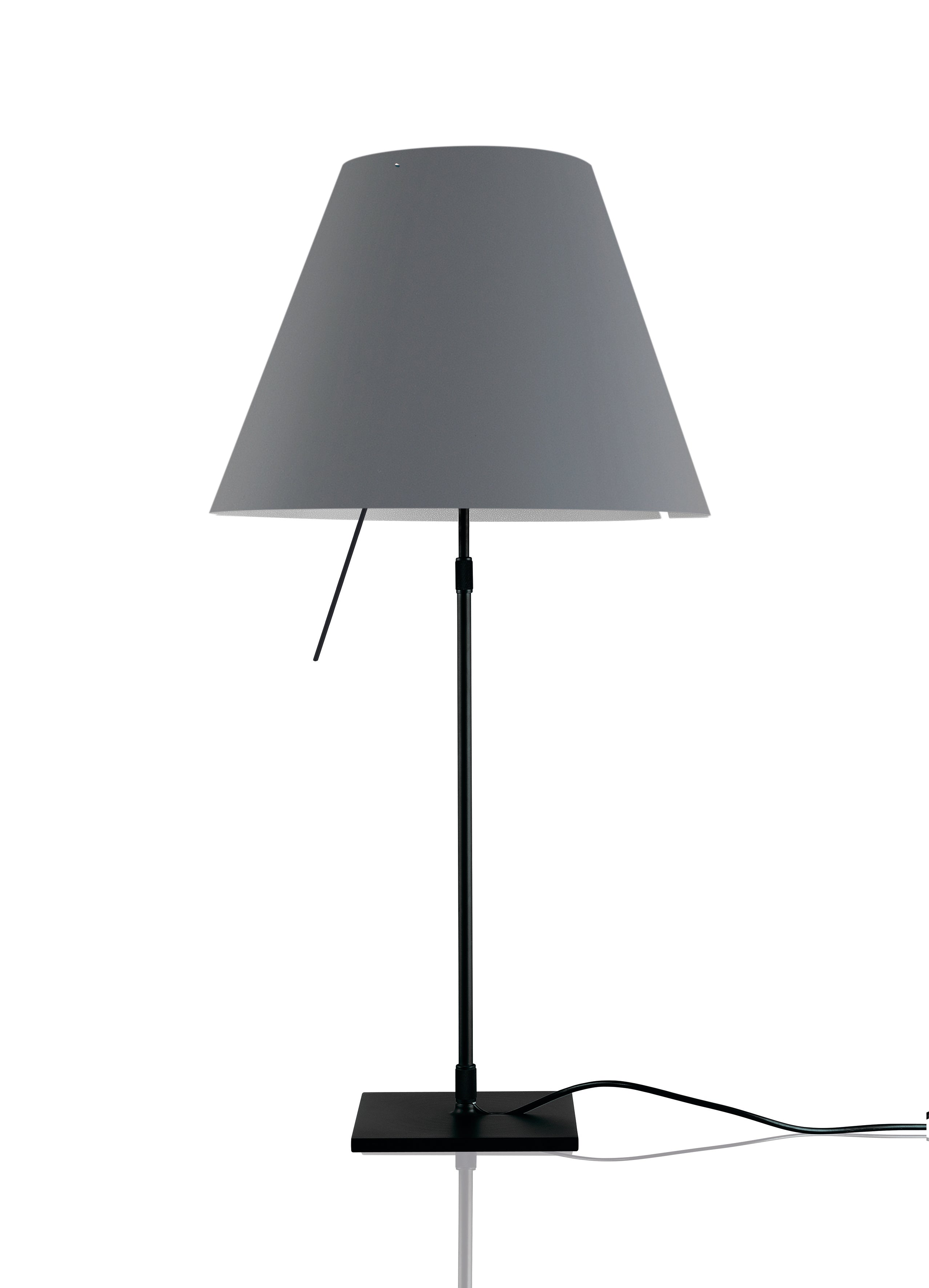 Stolní lampa COSTANZA šedá
