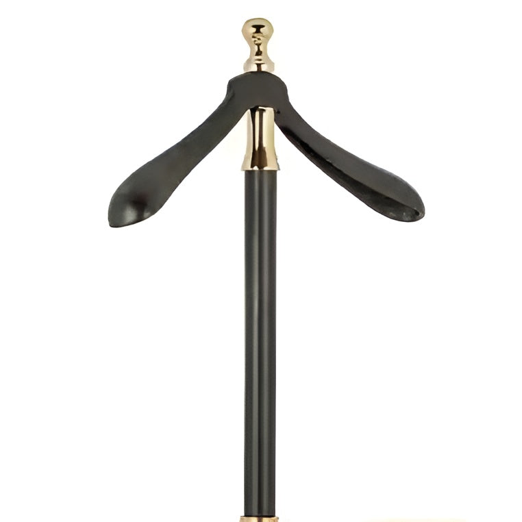 Wieszak BALLEY czarny ze złotym