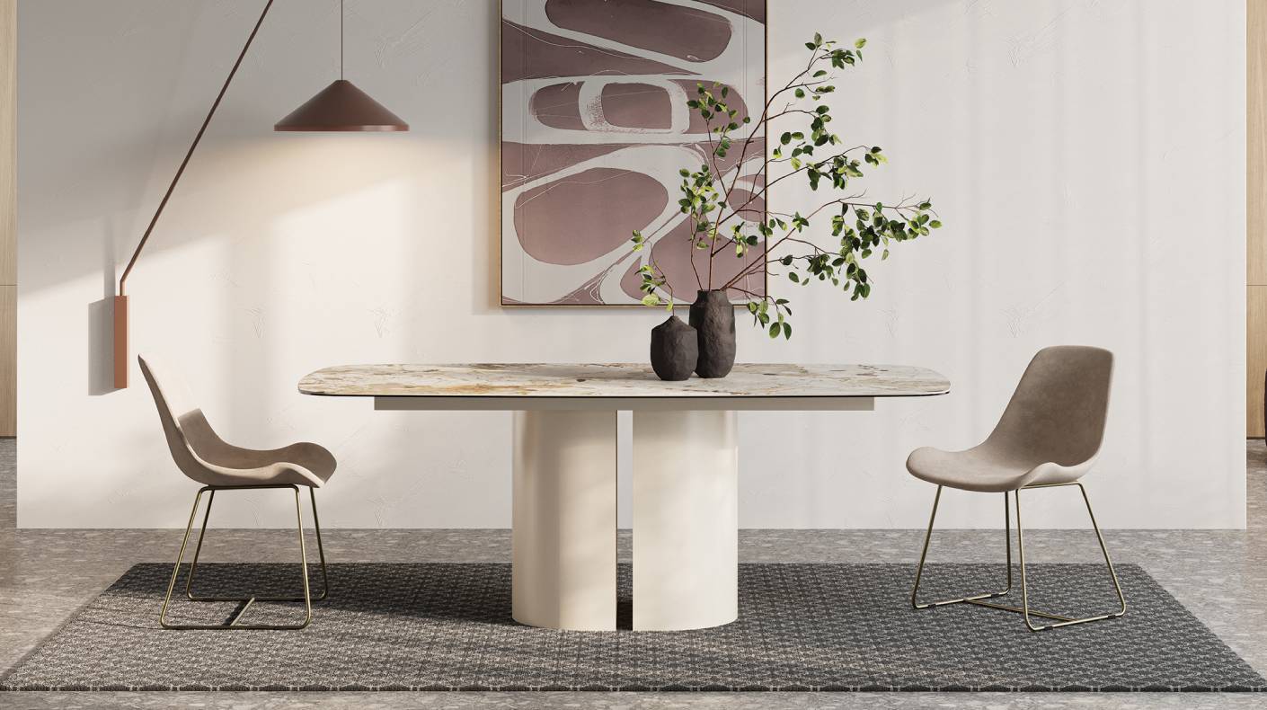 Stůl CRESCENDO z kvartzového spíšku