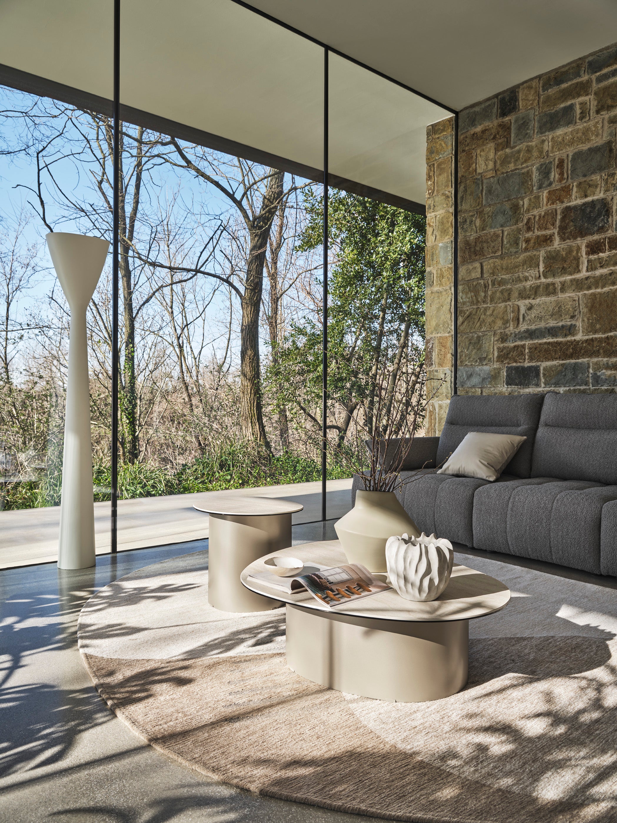 TWINS Cream Coffee Table