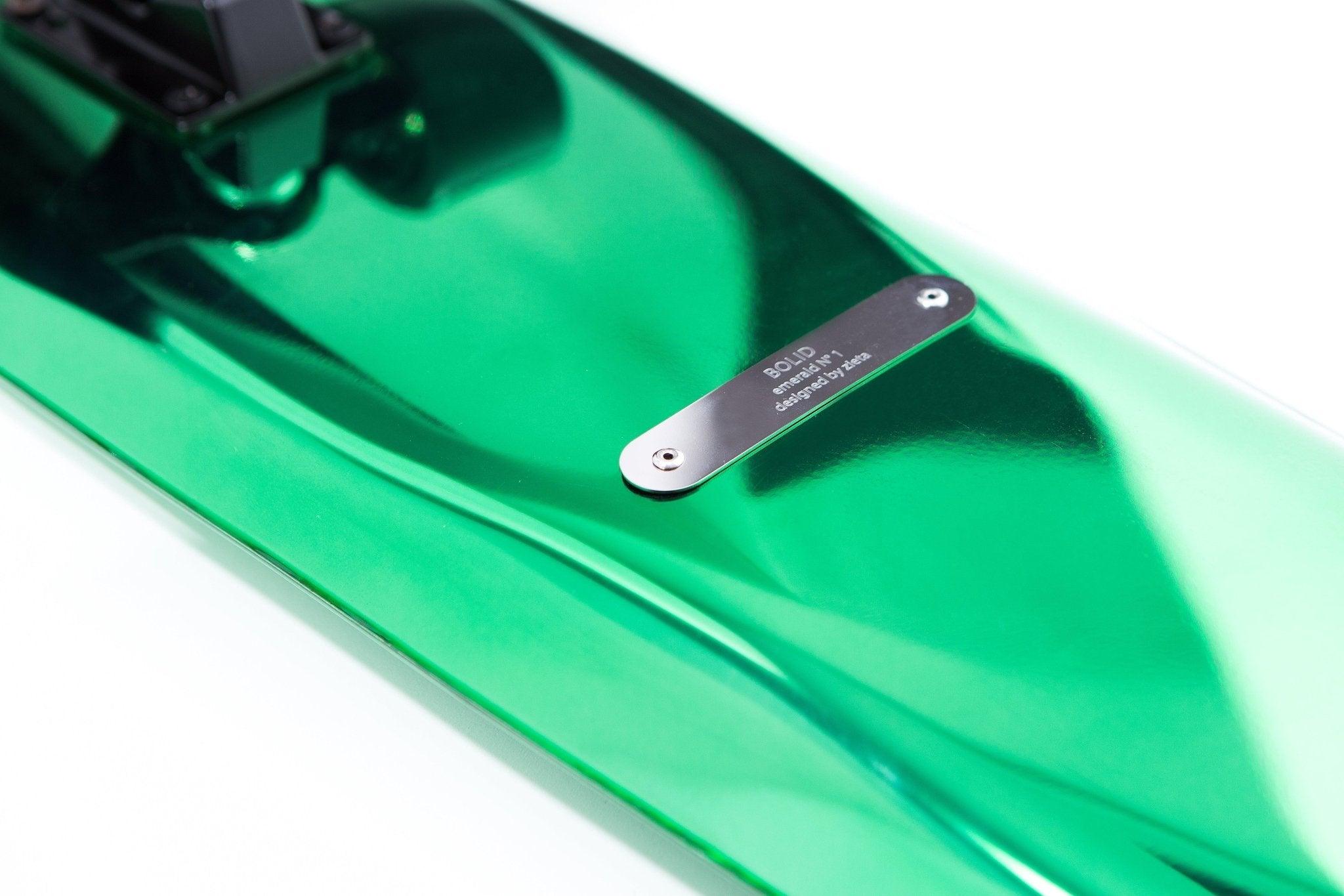 Dekoracja BOLID zielony inox – Zieta Studio