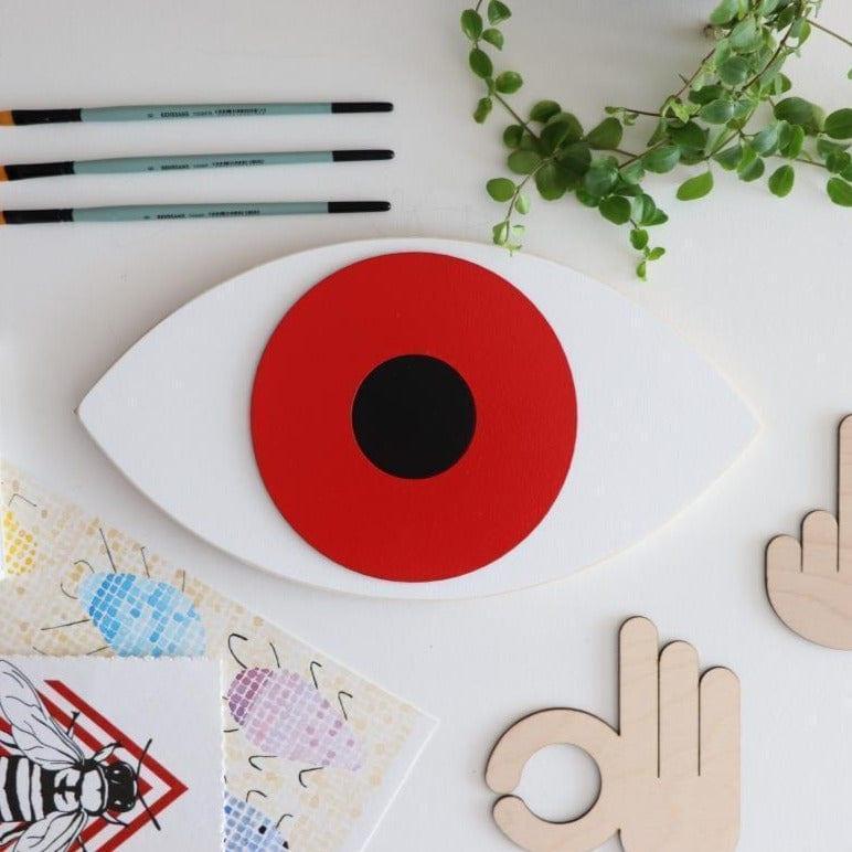 Dekoracja ścienna oko MAK 3D Na_ha_ku    Eye on Design