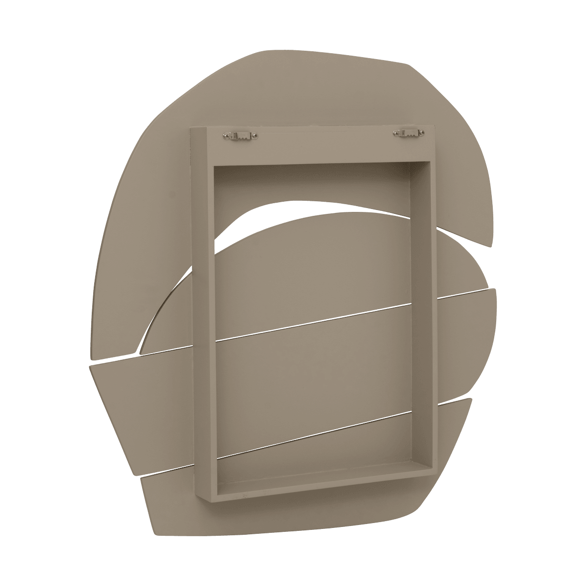 Dekoracja ścienna z drewna beżowa Urban Nature Culture    Eye on Design