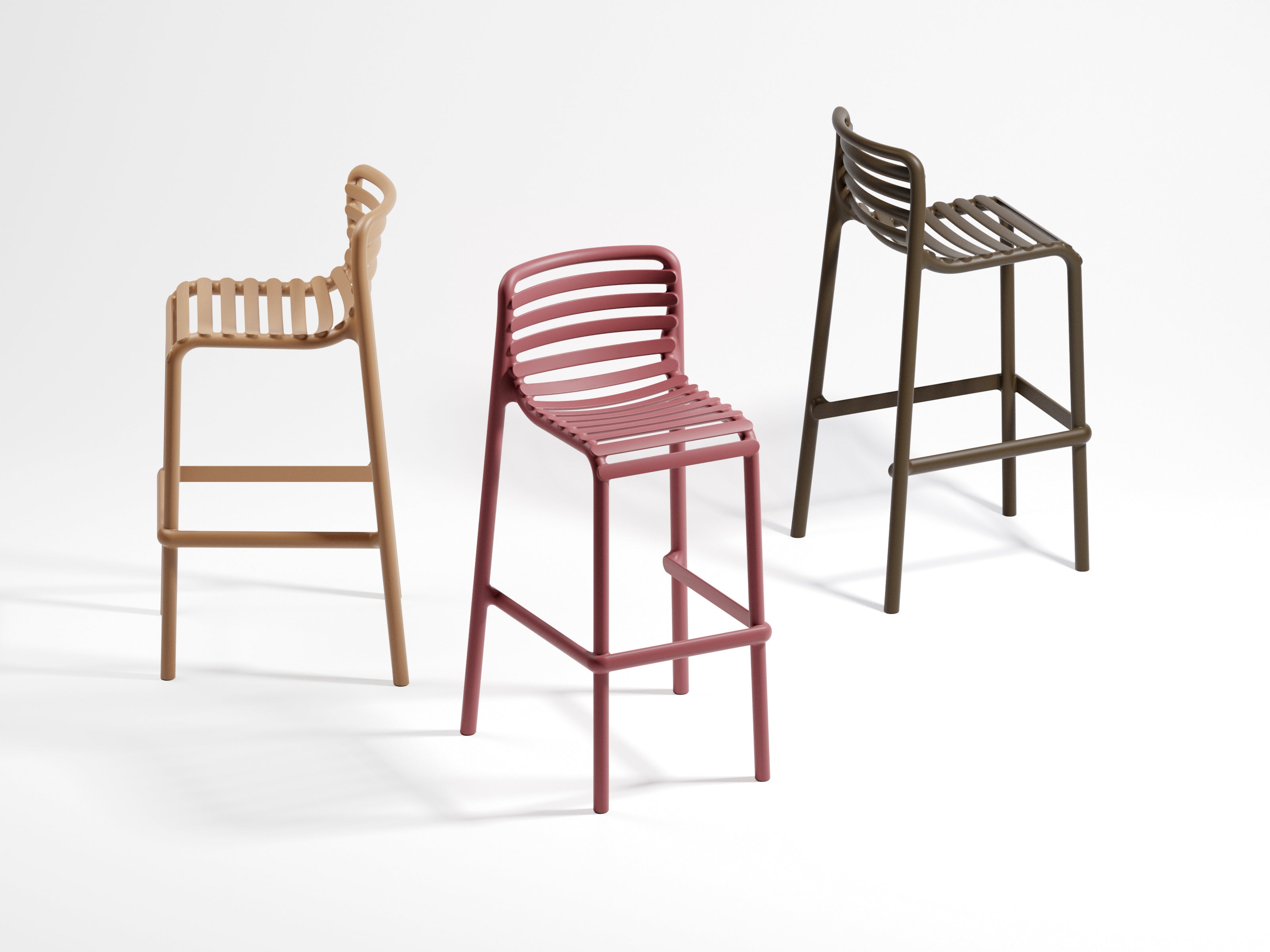 Outdoor Stool DOGA White