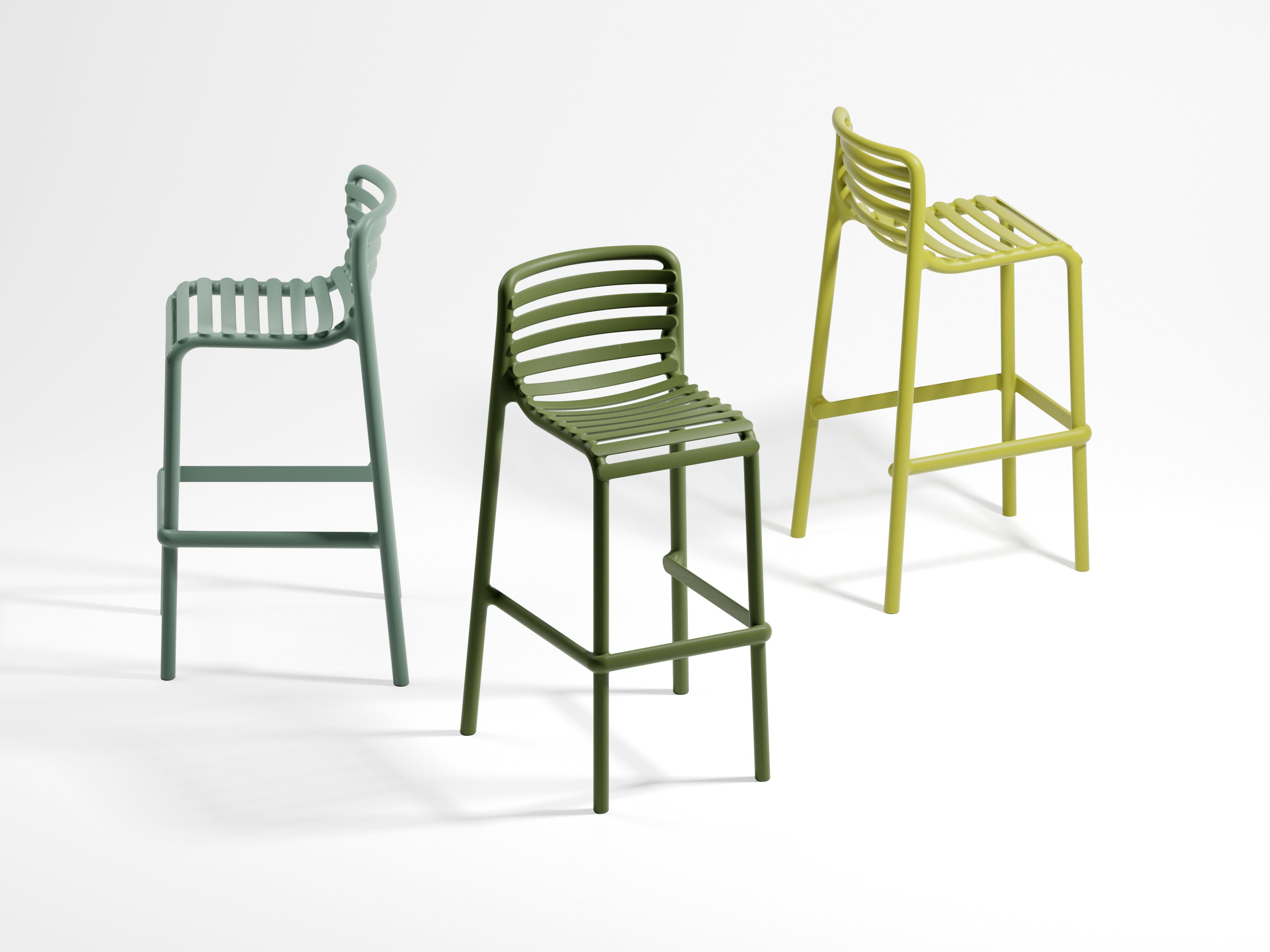 Outdoor Stool DOGA White