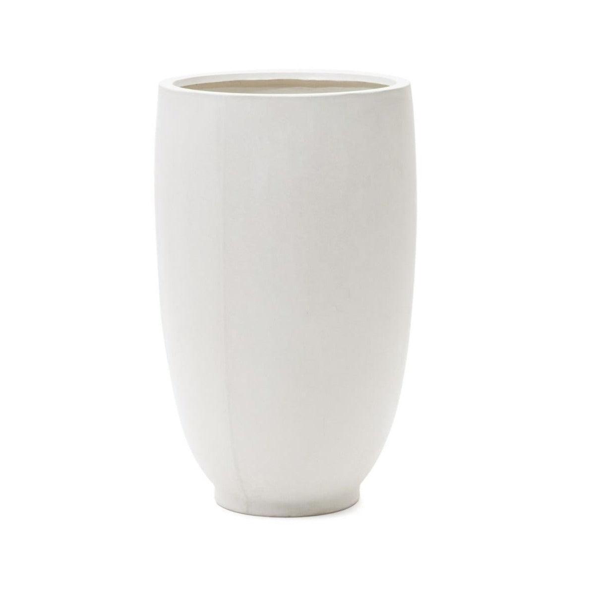 Donica ogrodowa smukła AIGUABLAVA biały cement La Forma Ø75x120 cm   Eye on Design