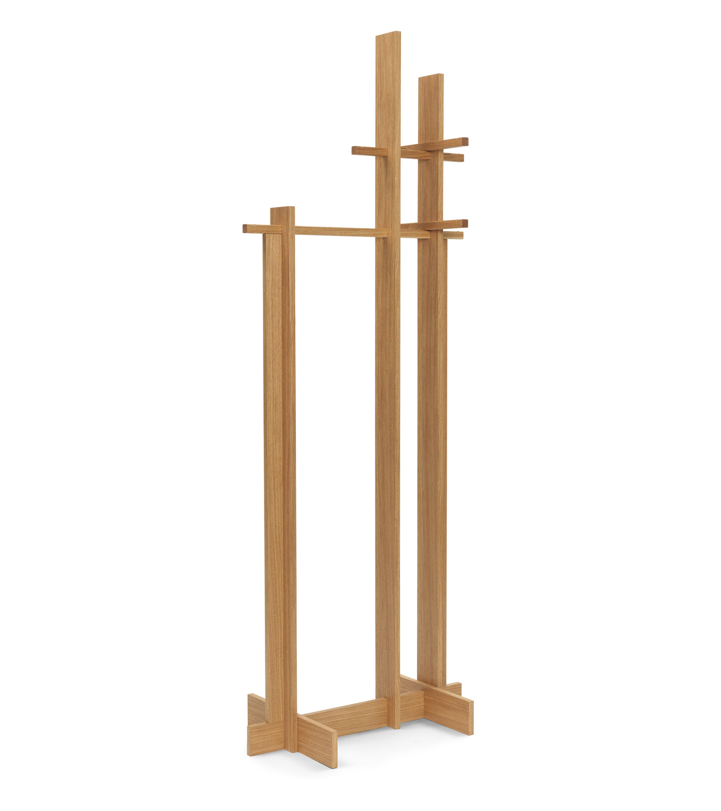 Wieszak na ubrania BRIDGE CLOTHES STAND fornir dębowy