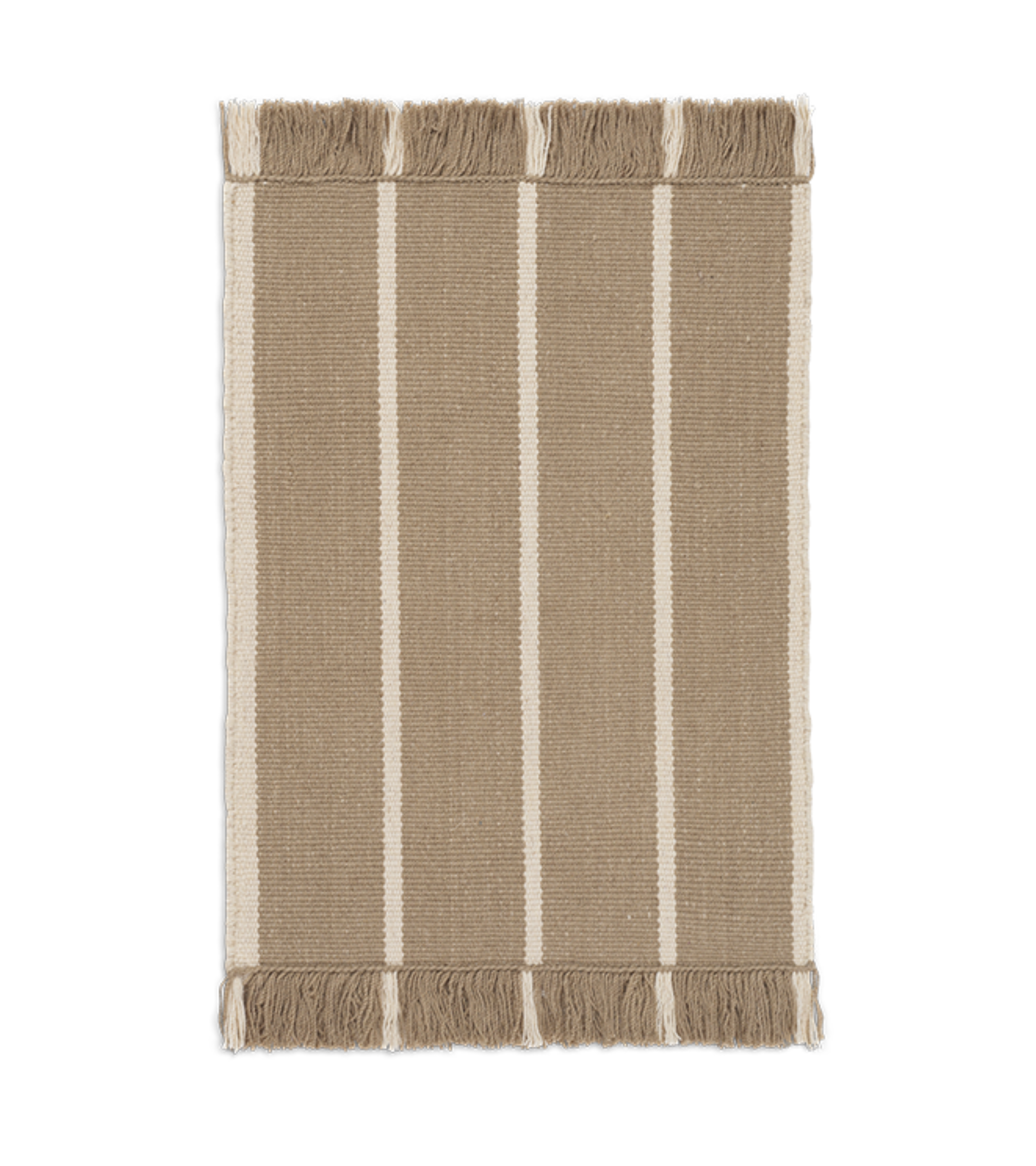 Dywanik CALM KELIM karmelowy z beżowym