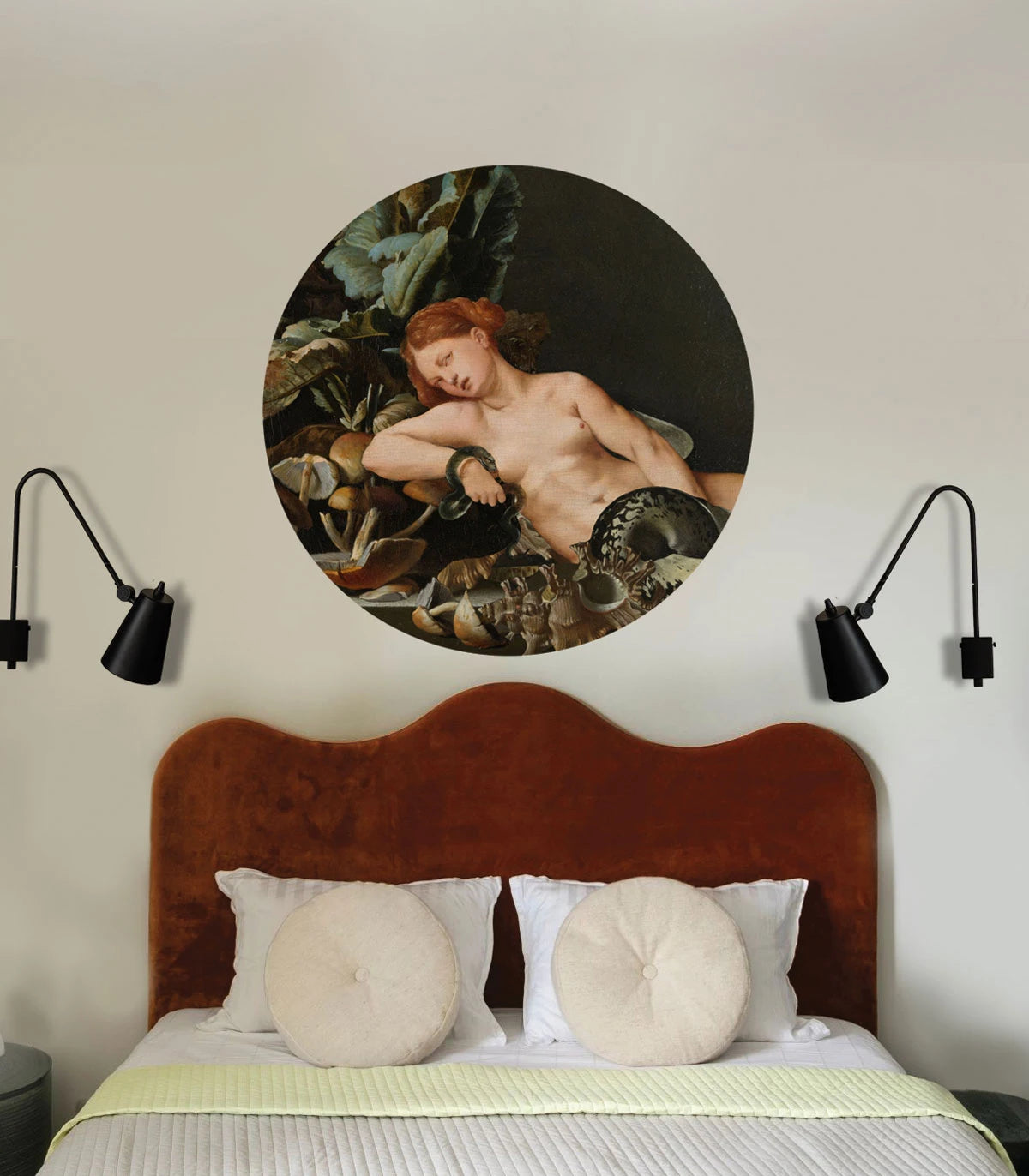 Lampa ścienna DOTS LIGHTING - CLEOPATRA czarny