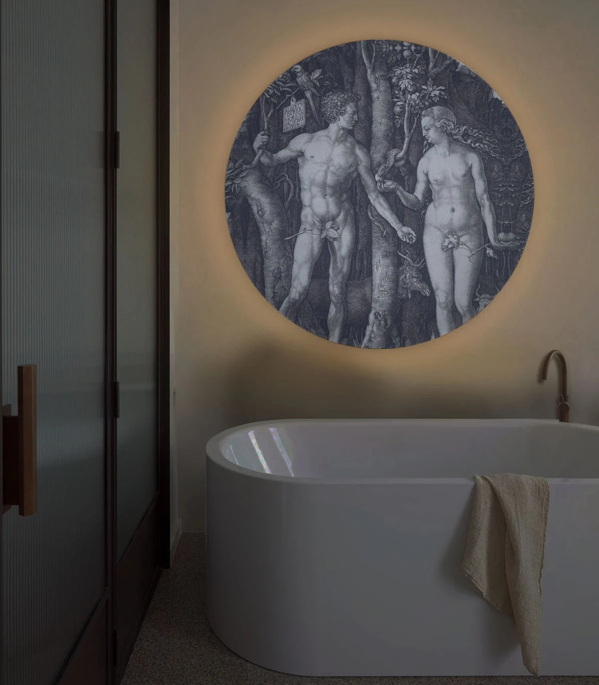 Lampa ścienna DOTS LIGHTING - FORBIDDEN FRUIT szary