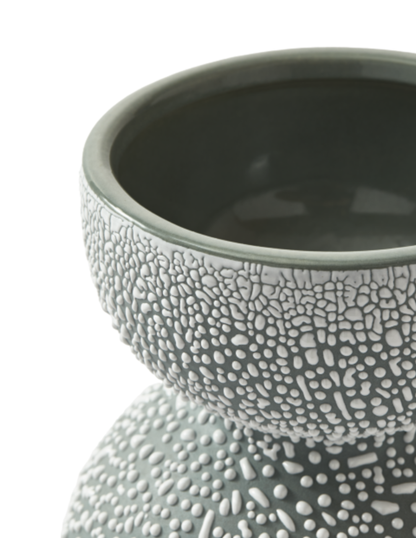 Váza BOOLB DOTS zelená