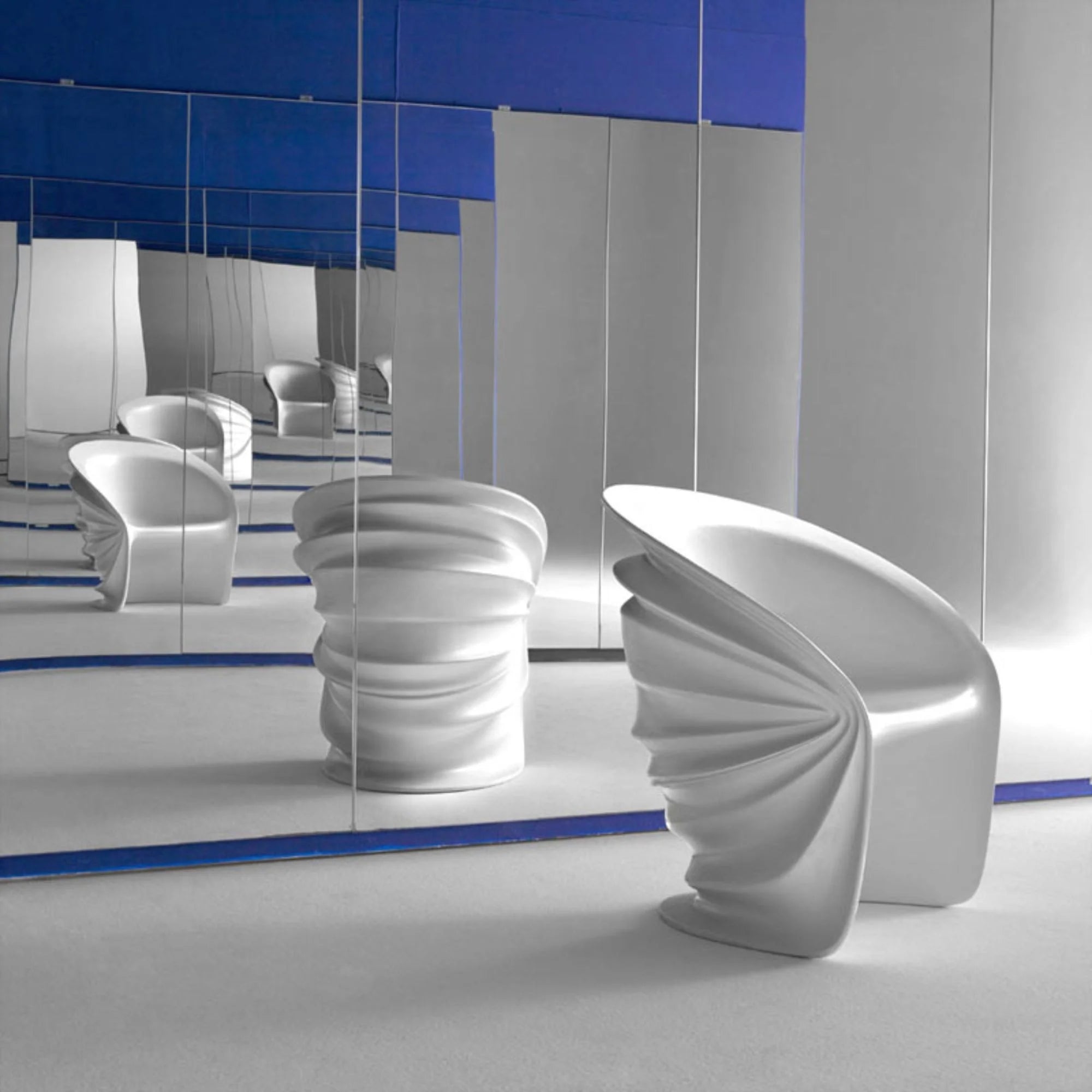 Modesty Veiled gray armchair