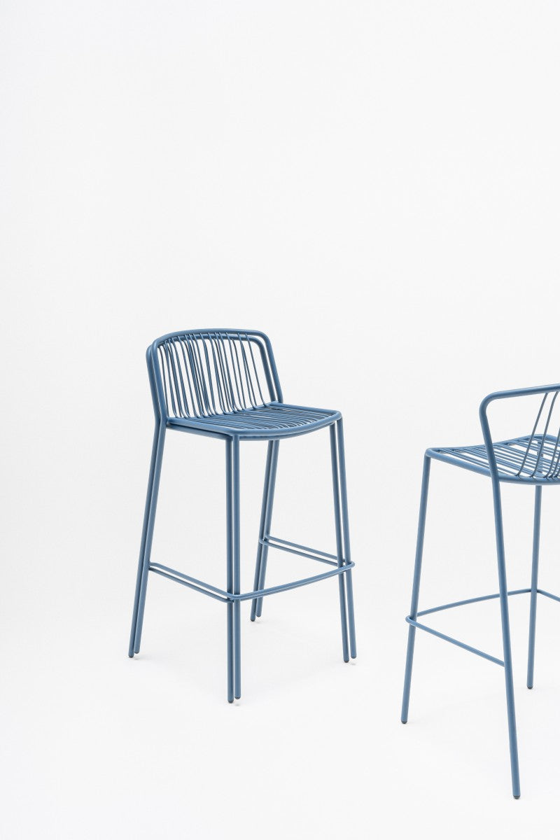 Sada barových židlí BRIS z pozinkované oceli