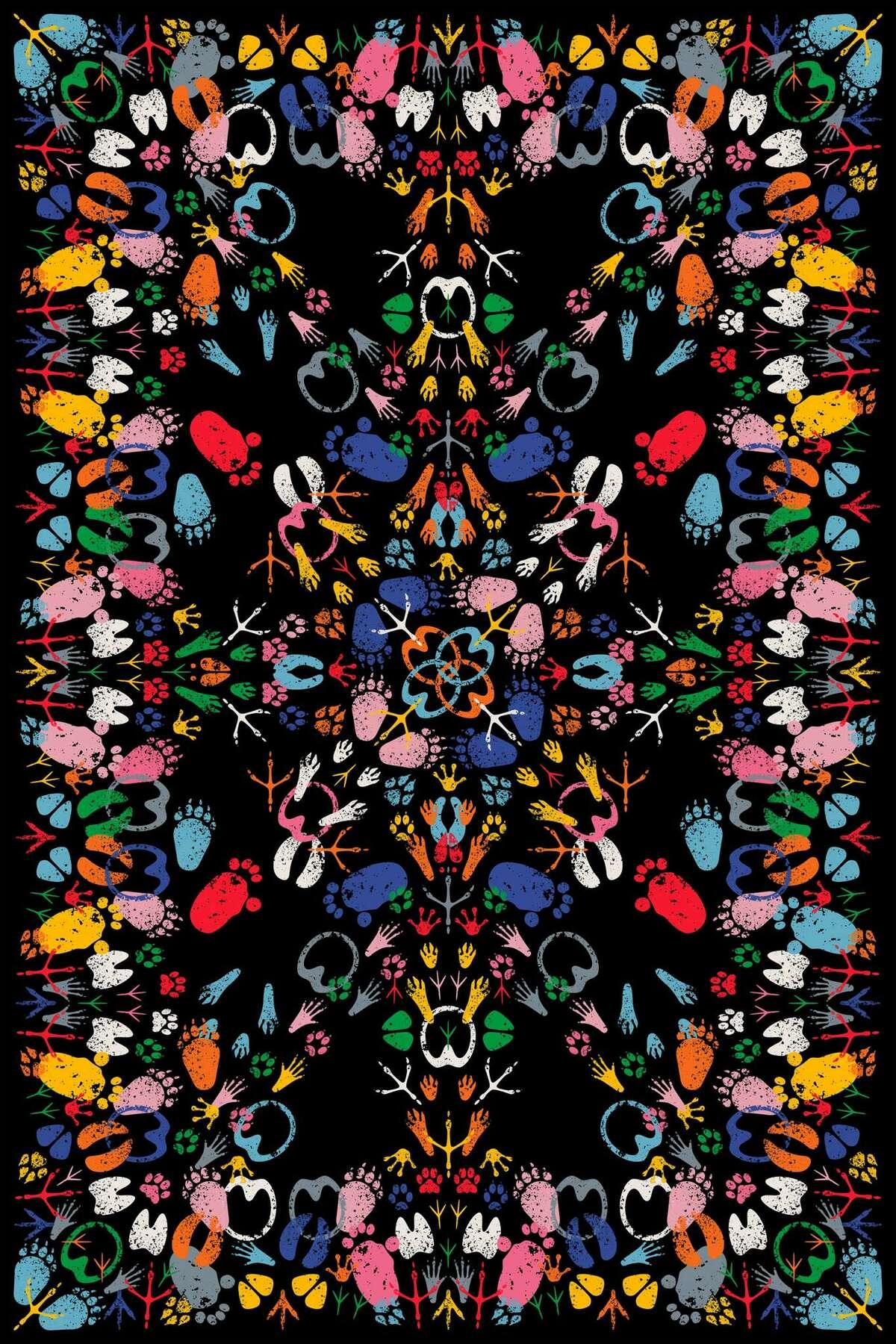 Dywan prostokątny LET'S DANCE czarny Qeeboo    Eye on Design