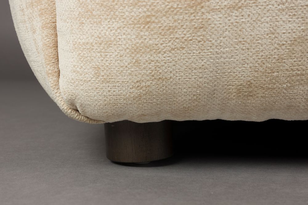 Modulární pohovka HACKMAN - pravý koncový prvek béžový samet