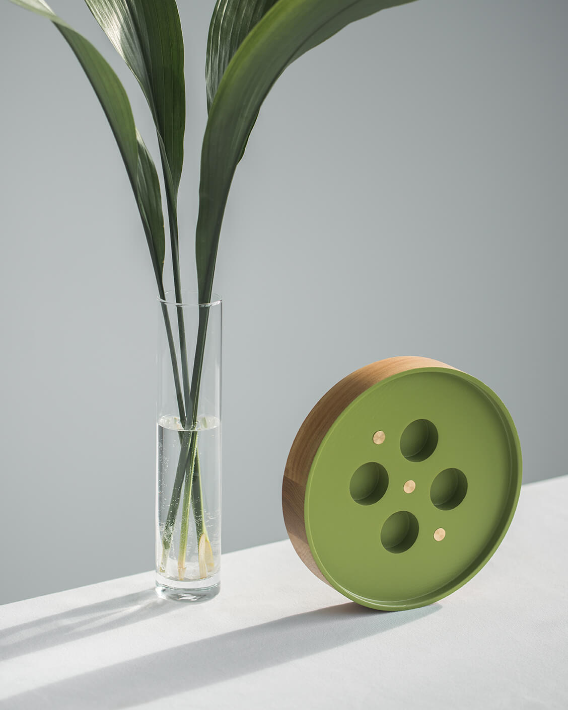 Świecznik na tealighty ENLIGHTENMENT 4 zielony