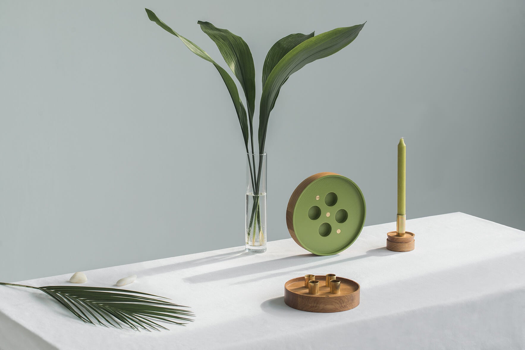 ENLIGHTENMENT 4 tealight holder green