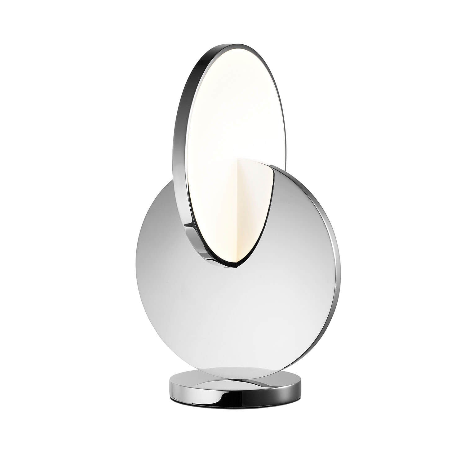 Chromovaná stolní lampa ECLIPSE
