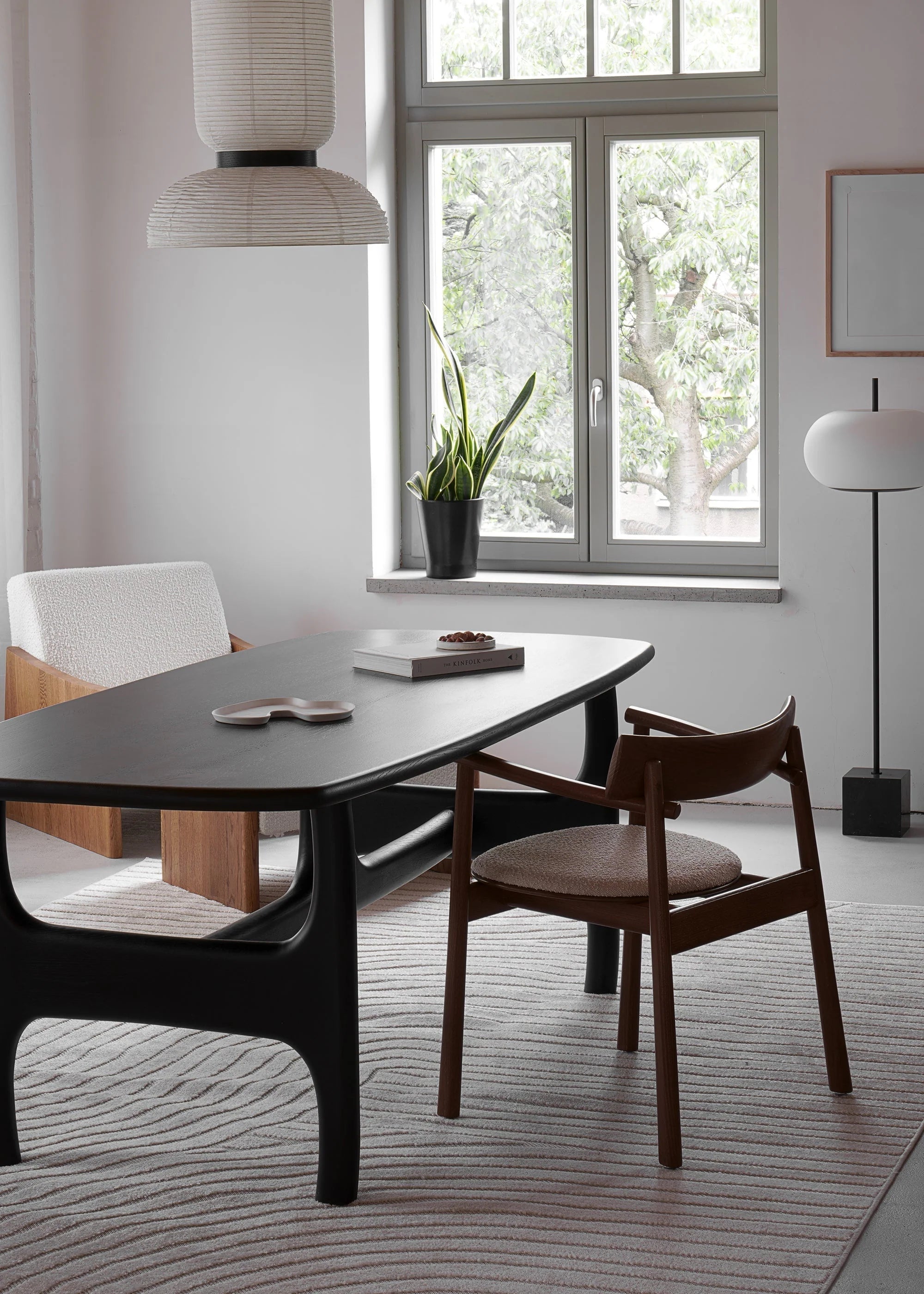 Stół OLFO ciemne drewno dębowe