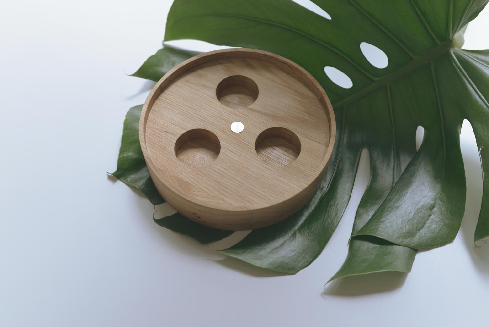 Tealight Holder ENLIGHTENMENT 3 Oak