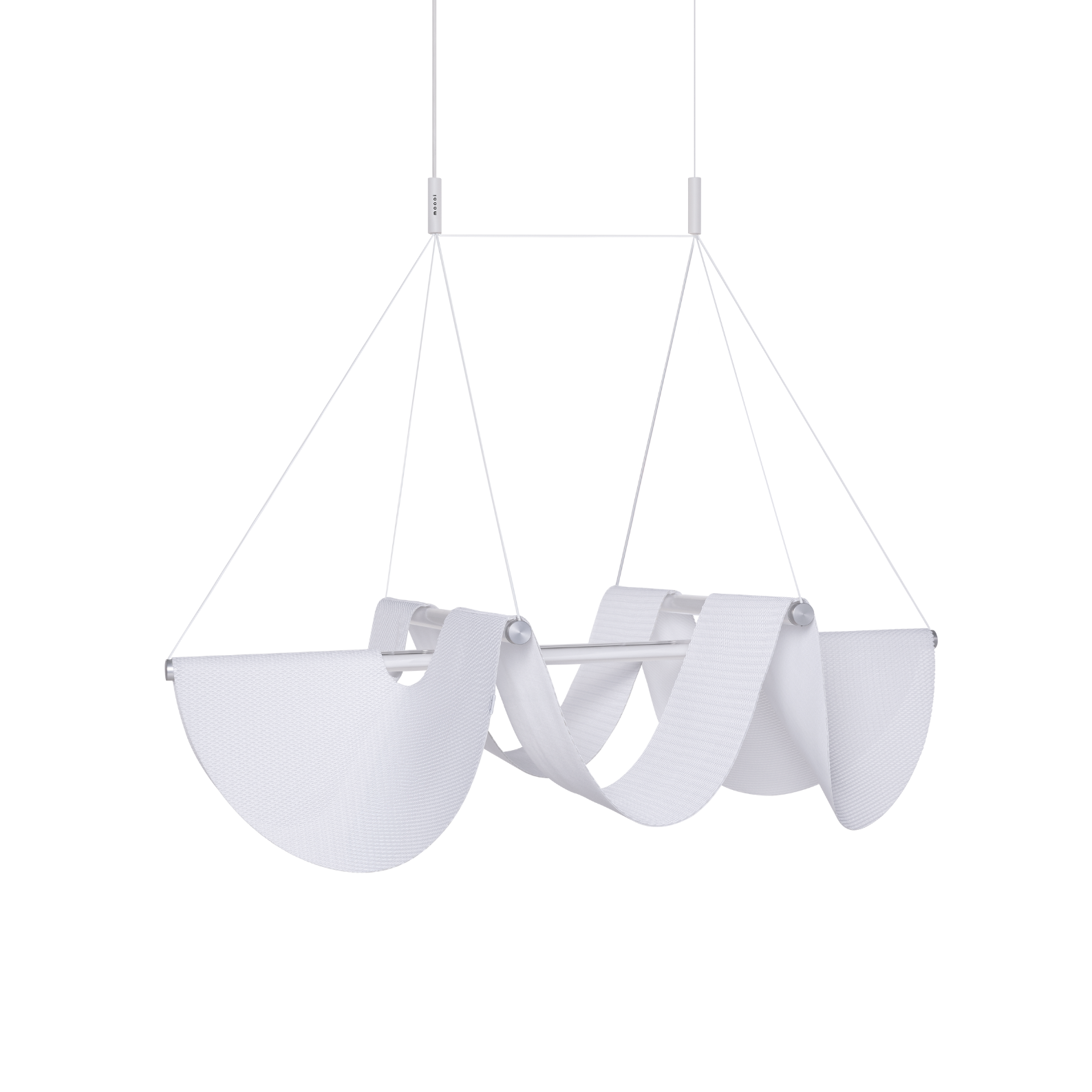 Závěsné svítidlo DRAPE LIGHT s drapovanou tkaninou