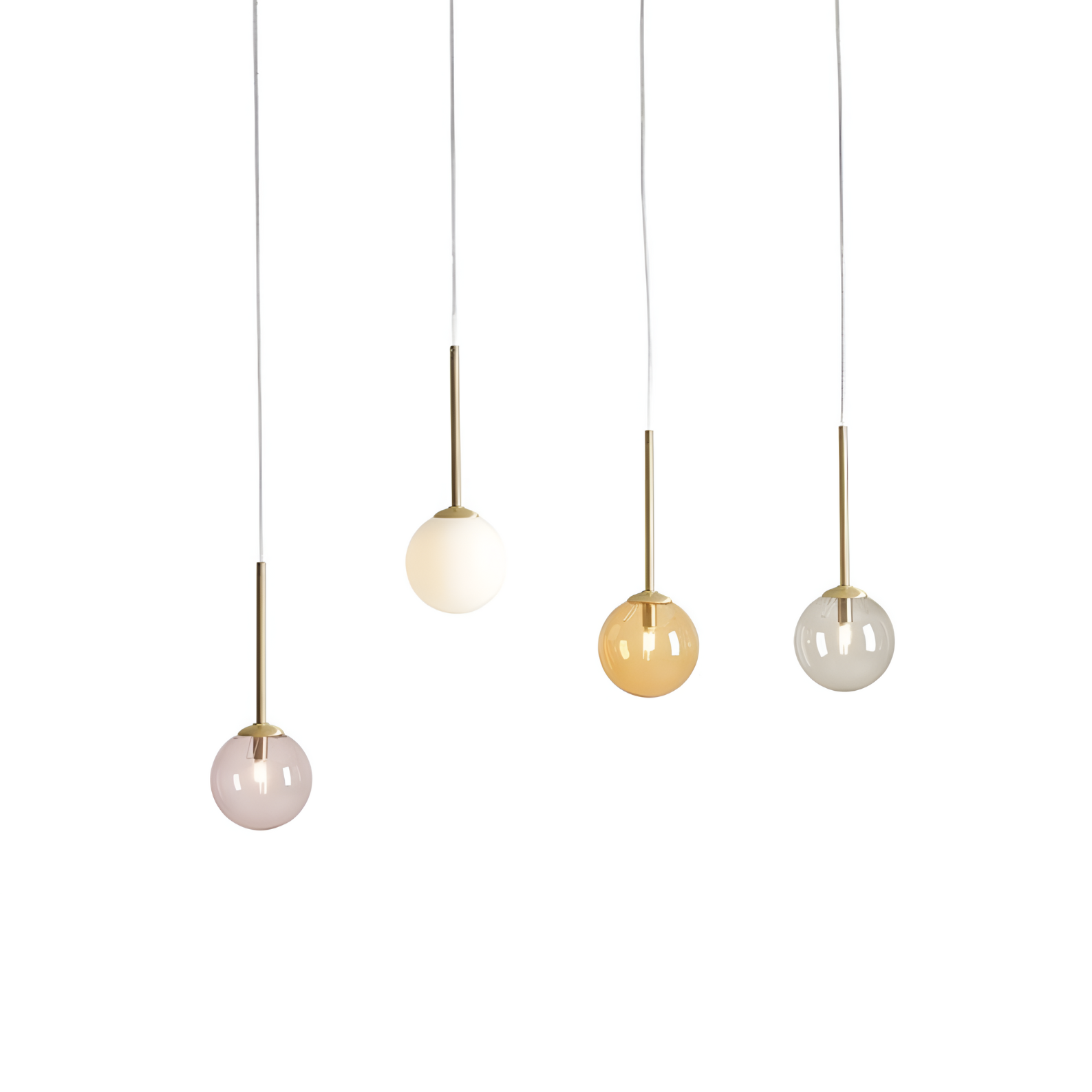 Závěsné svítidlo BOSSO QUATRO barevné