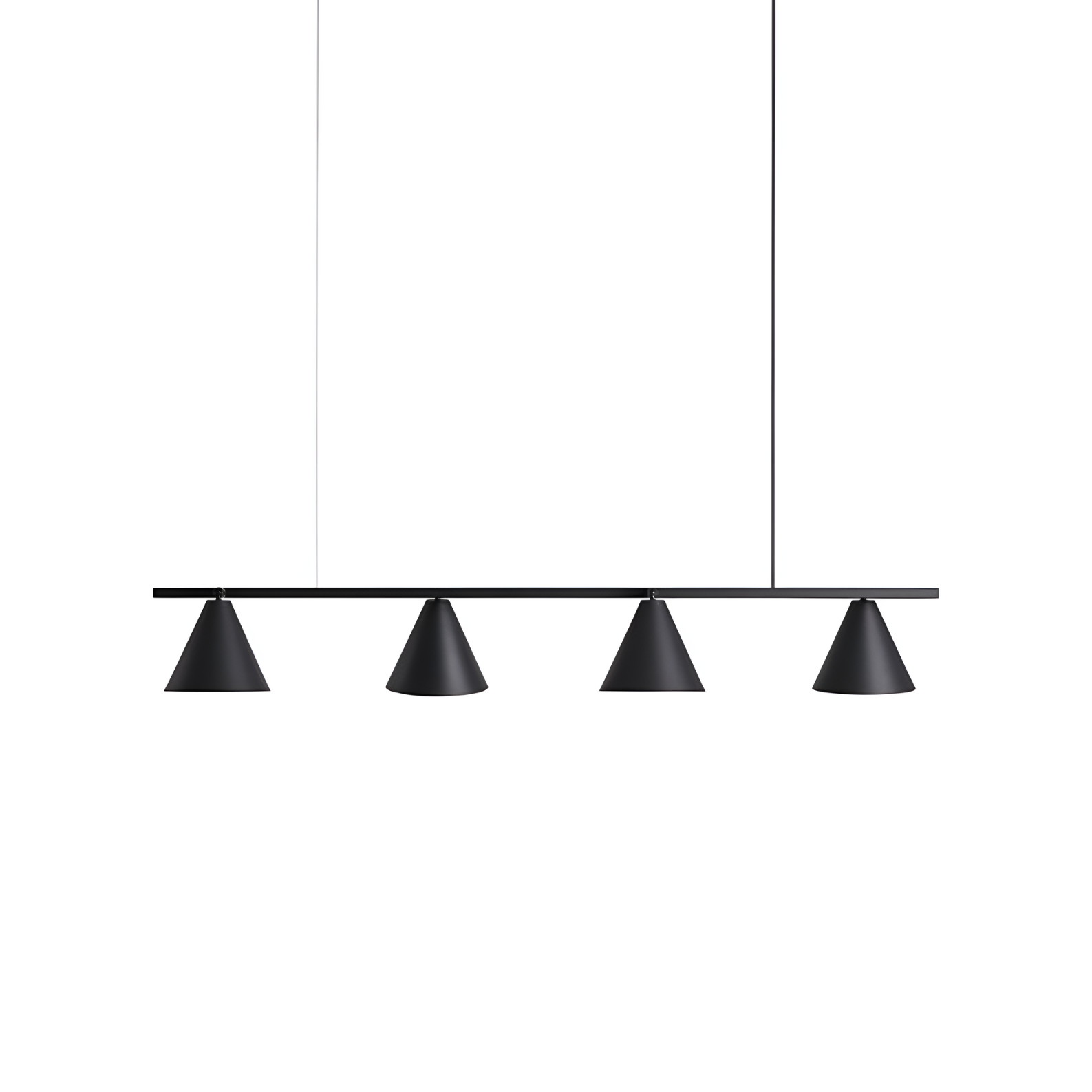 Hanging lamp Quatro black