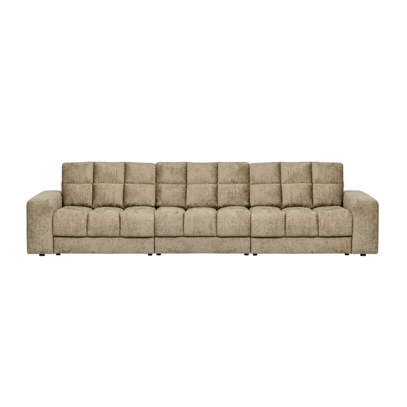 Second Date 3 -person sofa - velvet wheatfield