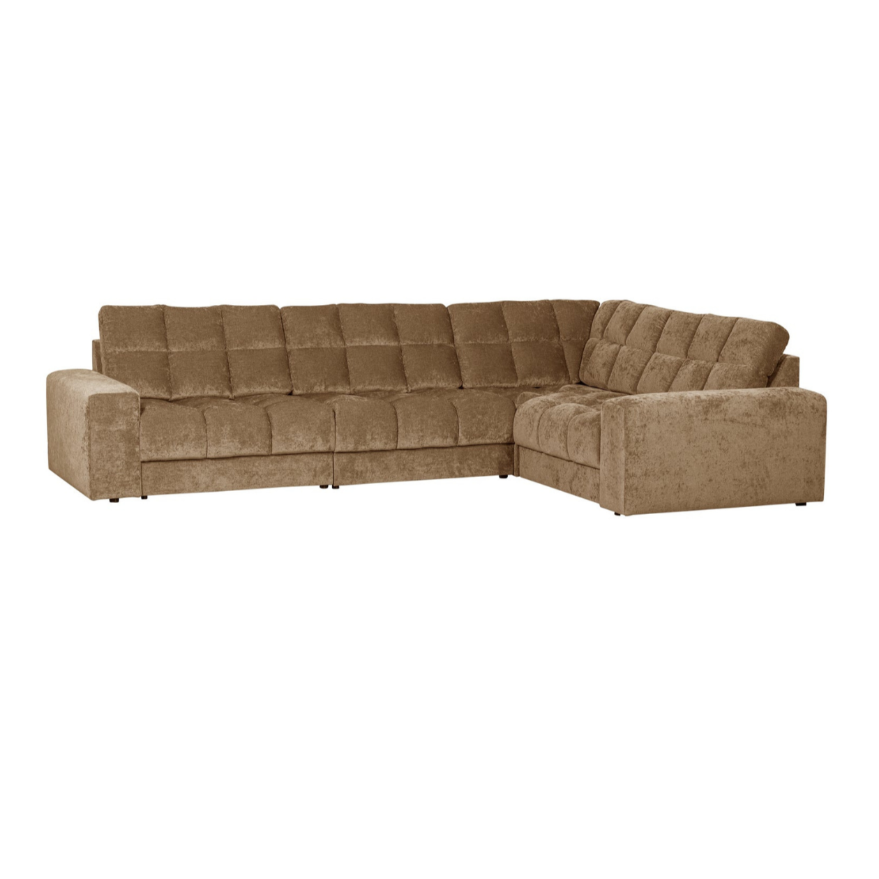 Right-facing corner sofa SECOND DATE sand