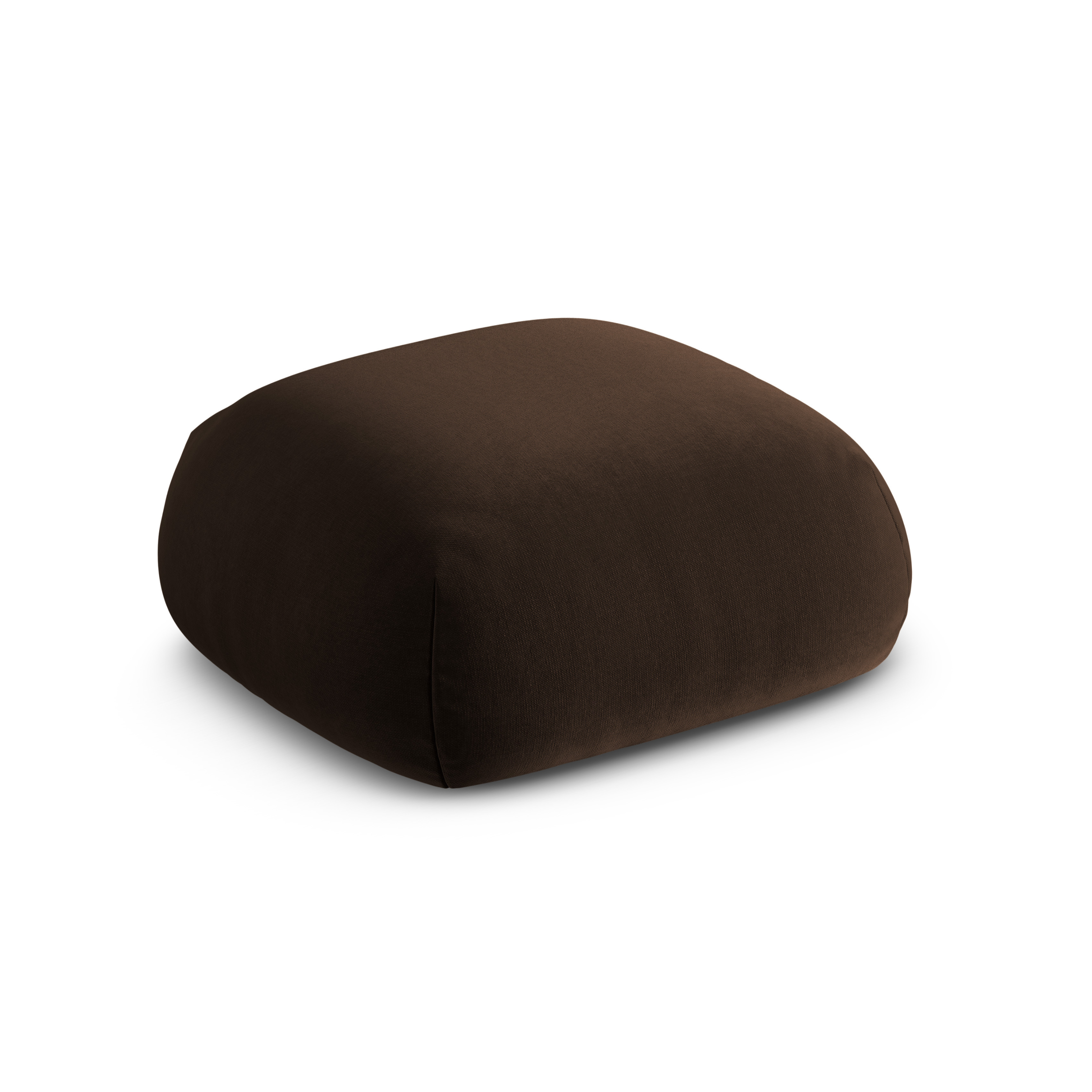 Puf sametový ROGER čokoládový