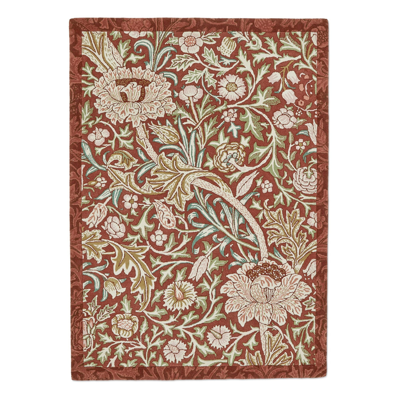 Dywan MOREW TRENT RED HOUSE bordowy