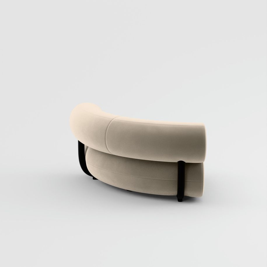 Sofa modulární FAT - čalouněný rohový modul